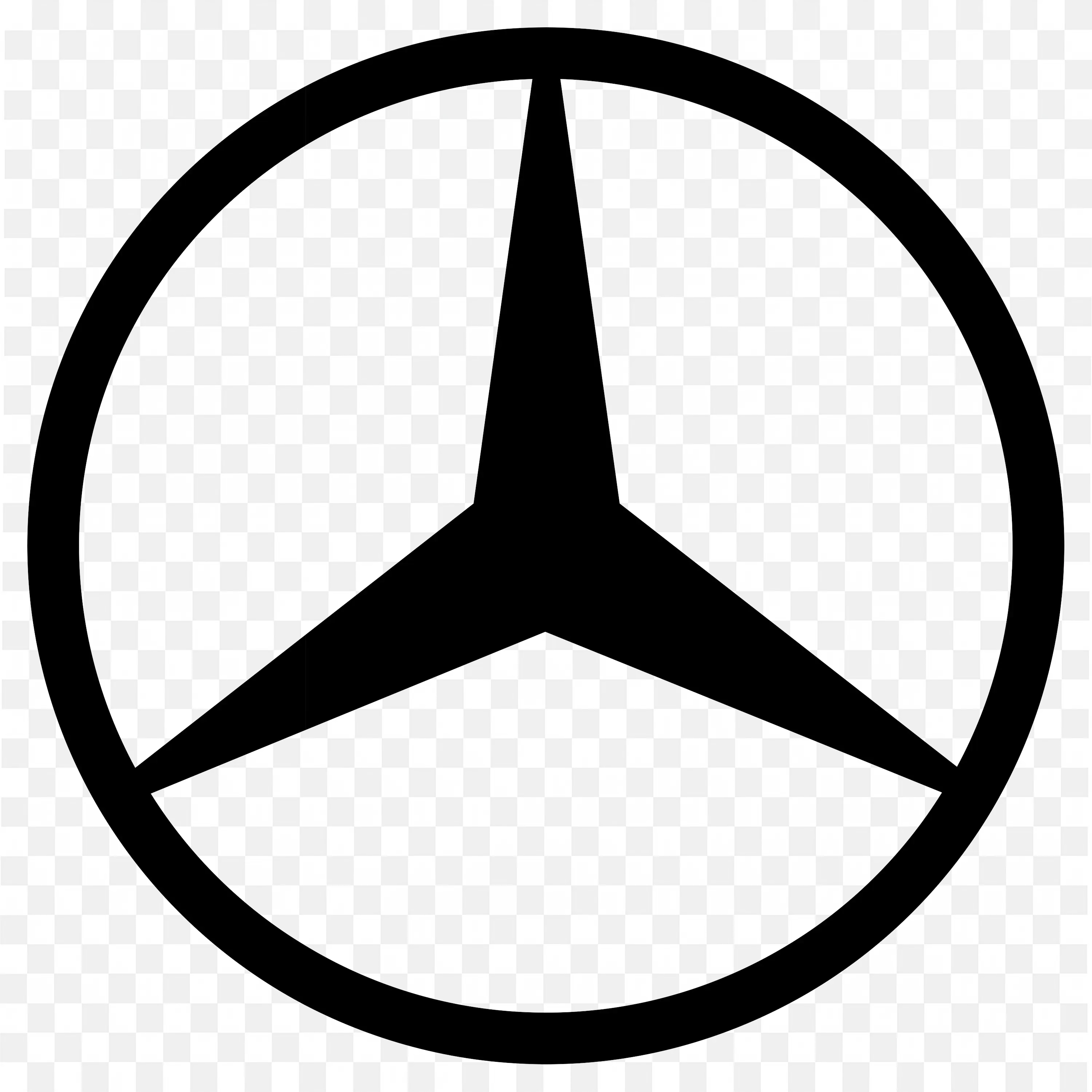 Mercedes Benz a Luxury Car Brand with Three Point Star Logo