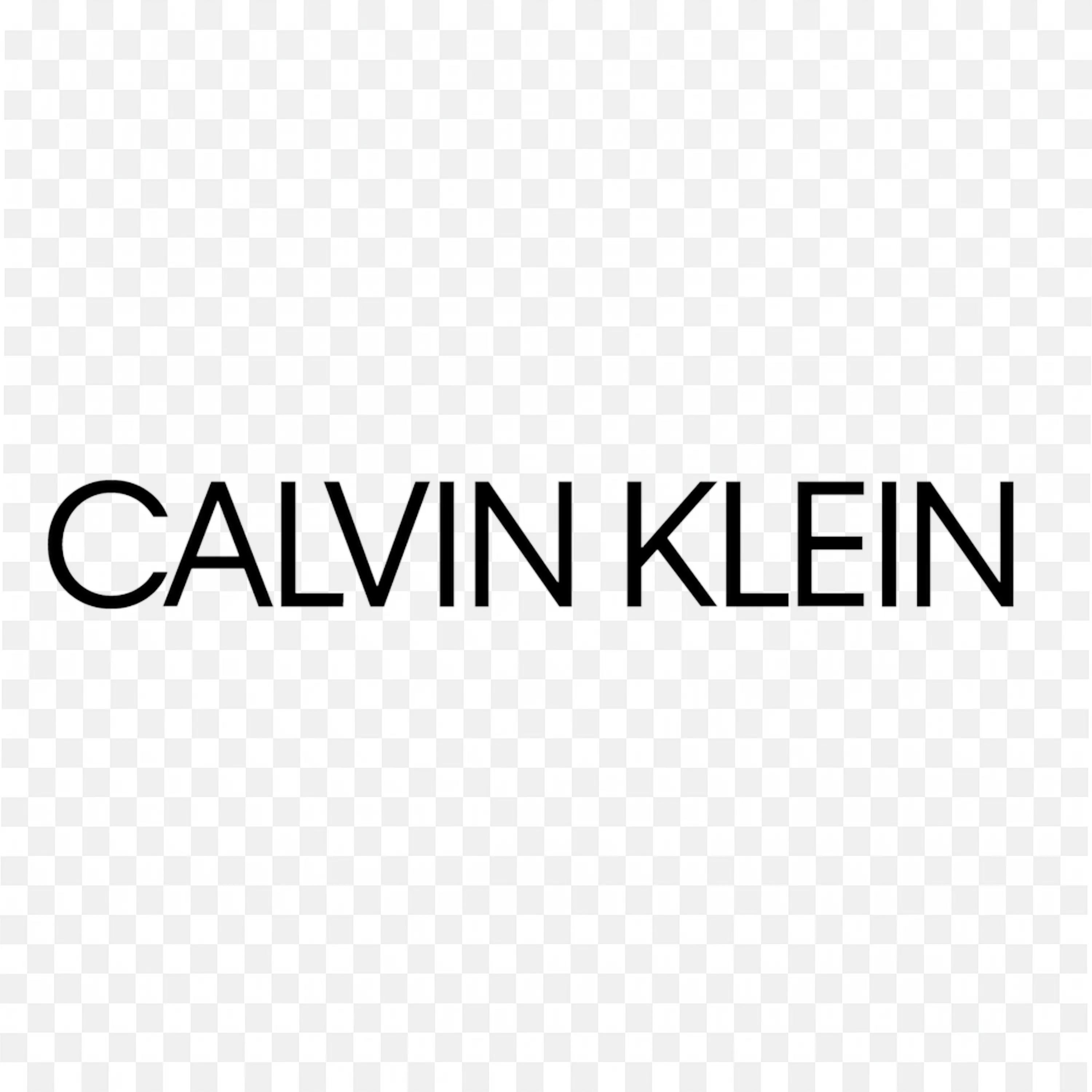 Minimalist Calvin Klein logo in bold black font Style