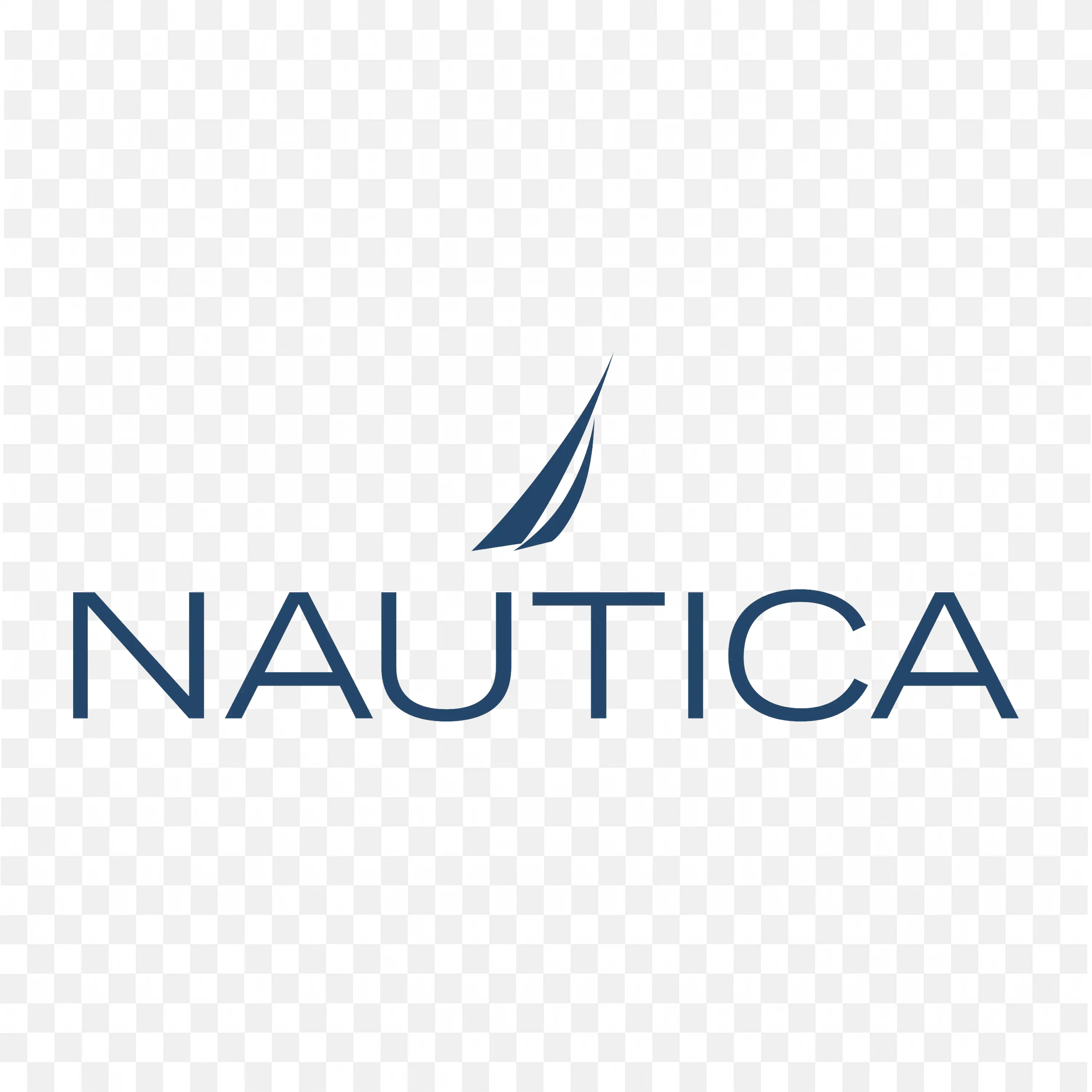 Nautica Logo is a Fashion Brand with Blue Sail Symbol PNG