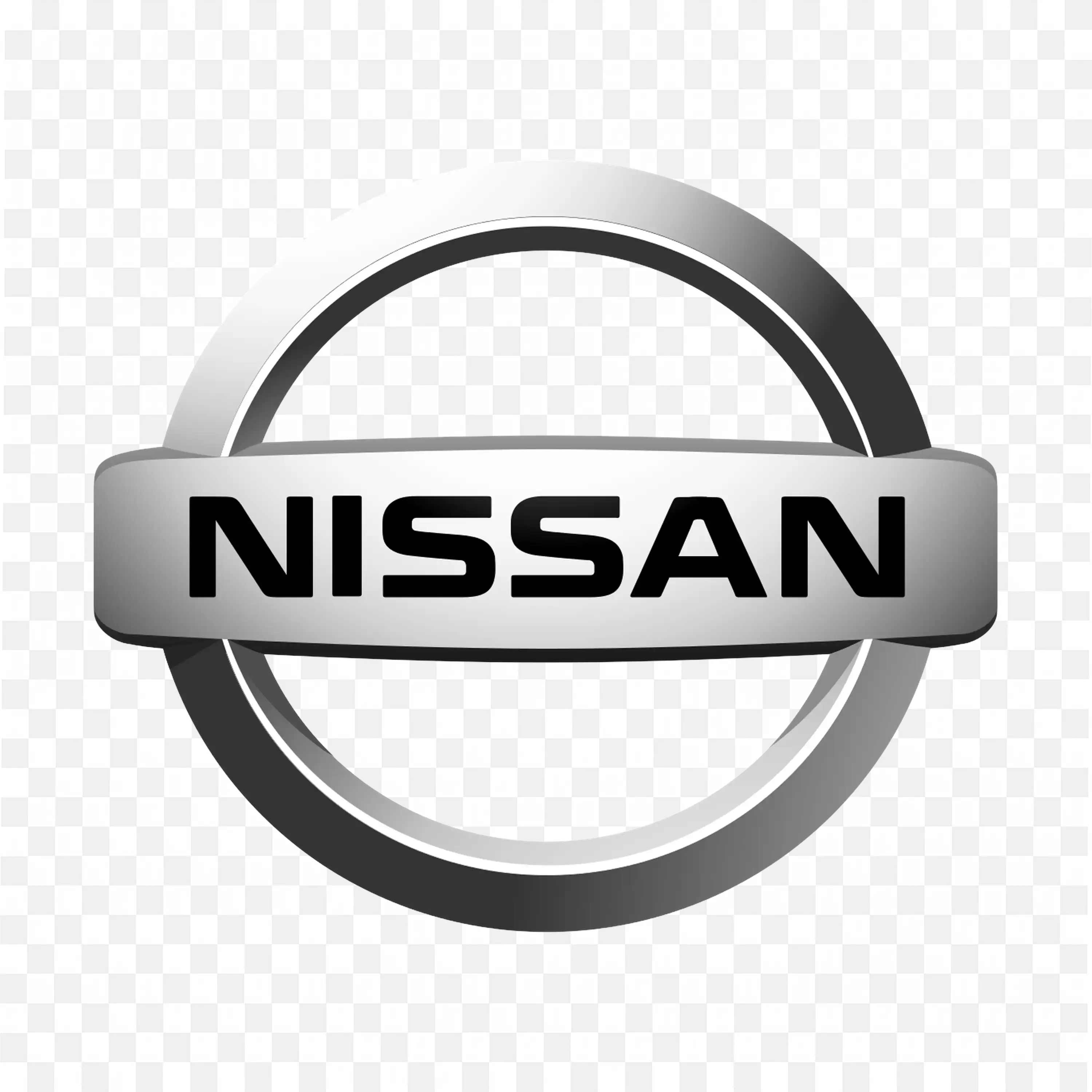 Nissan Classic Logo with Automotive Brand Circle Symbol