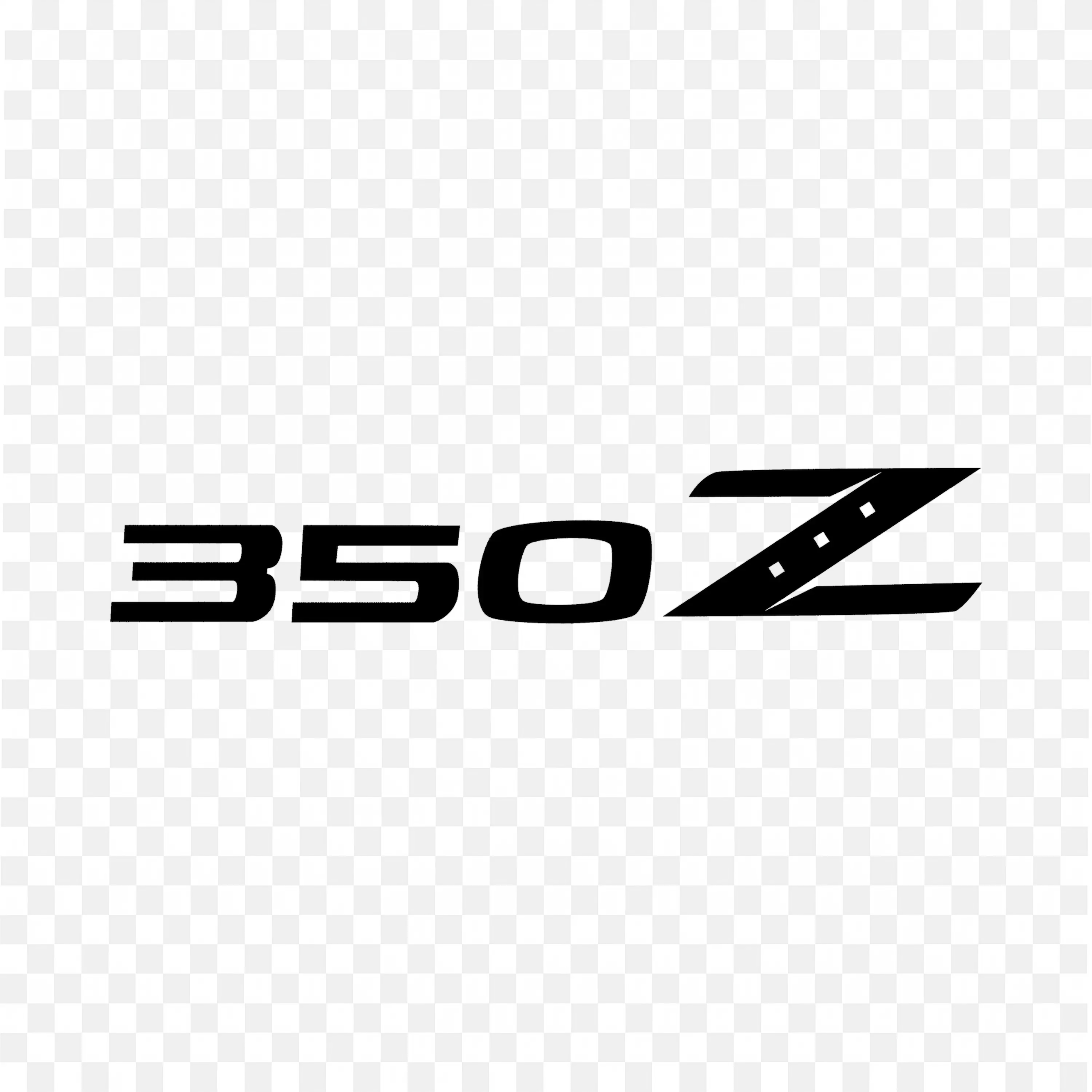 Nissan Three Fifty Sports Car Logo from Z Series PNG free