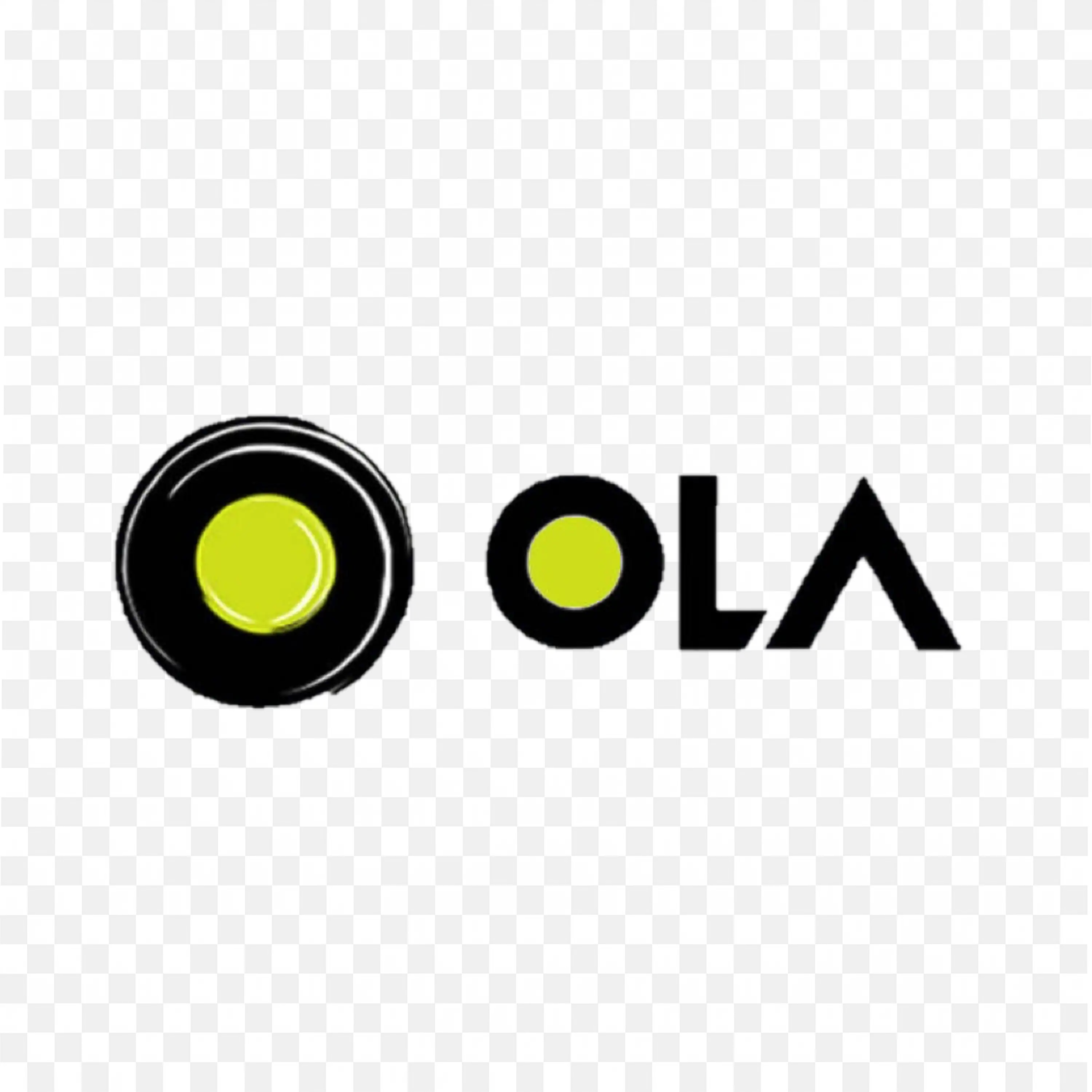 Download the Ola Cabs Logo with Black and Yellow Wordmark