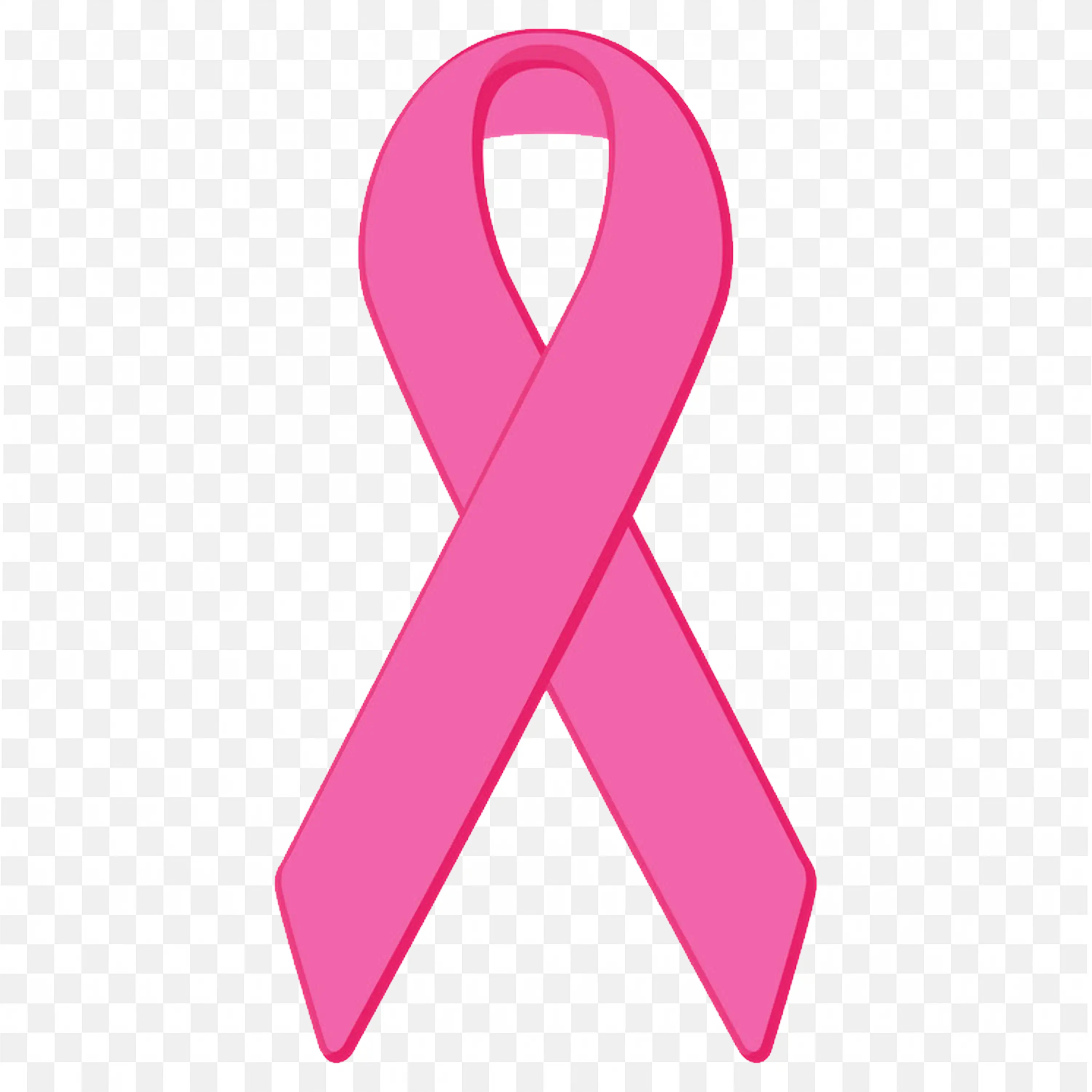 Pink awareness ribbon for breast cancer awareness Logo PNG
