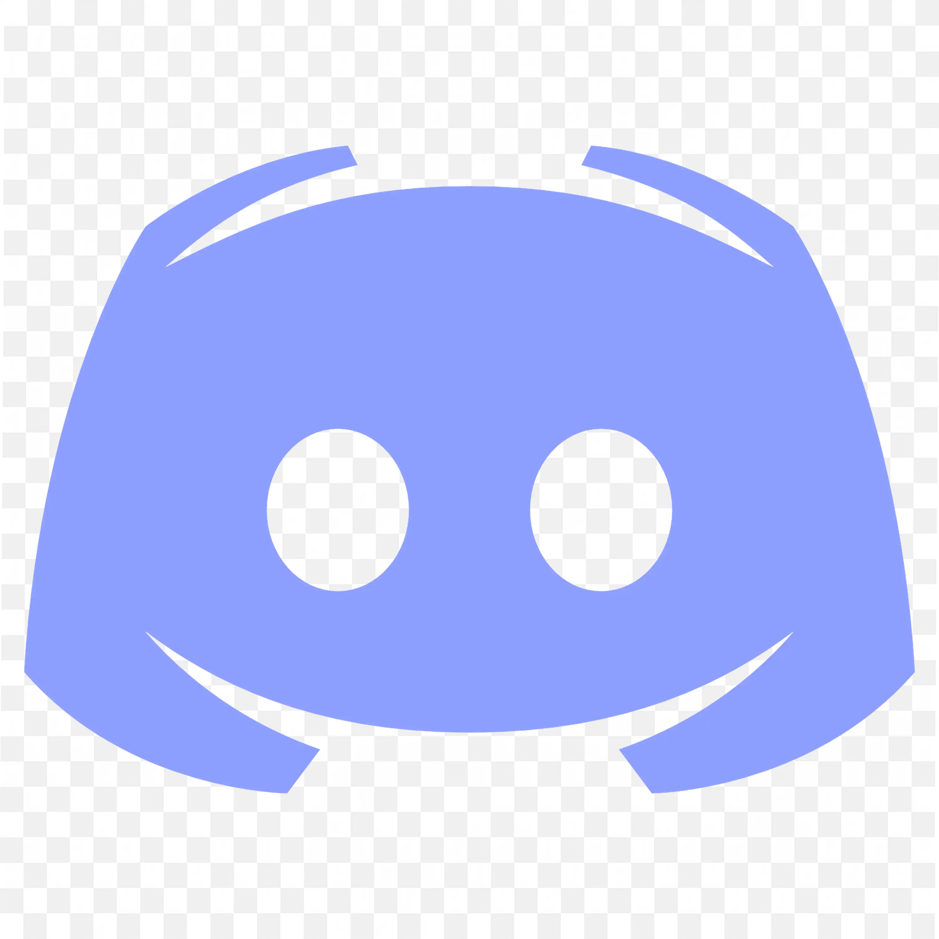 Purple Discord Logo with Soft Gradient Glow PNG for free