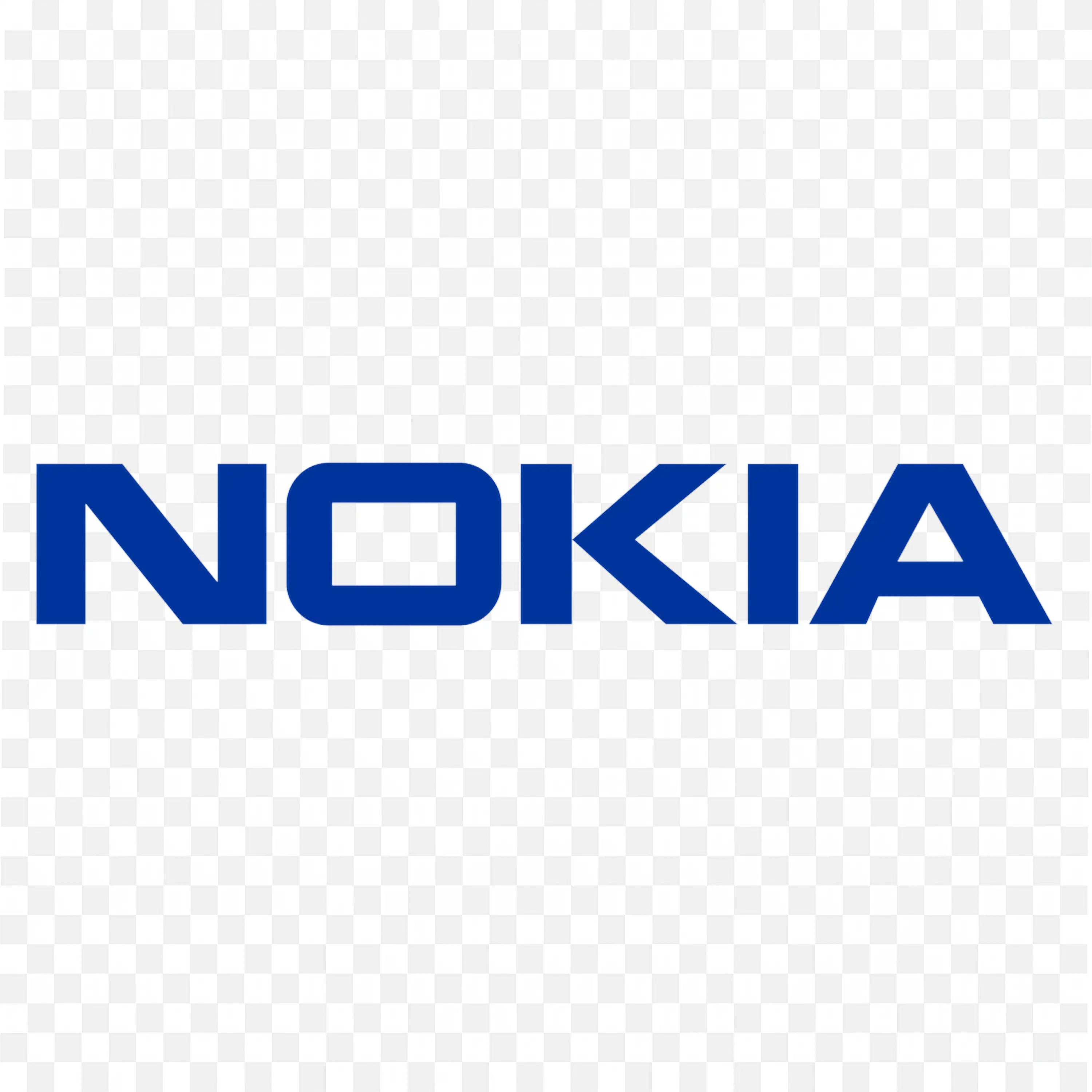 Simple Nokia Classic Blue Wordmark Logo download for free