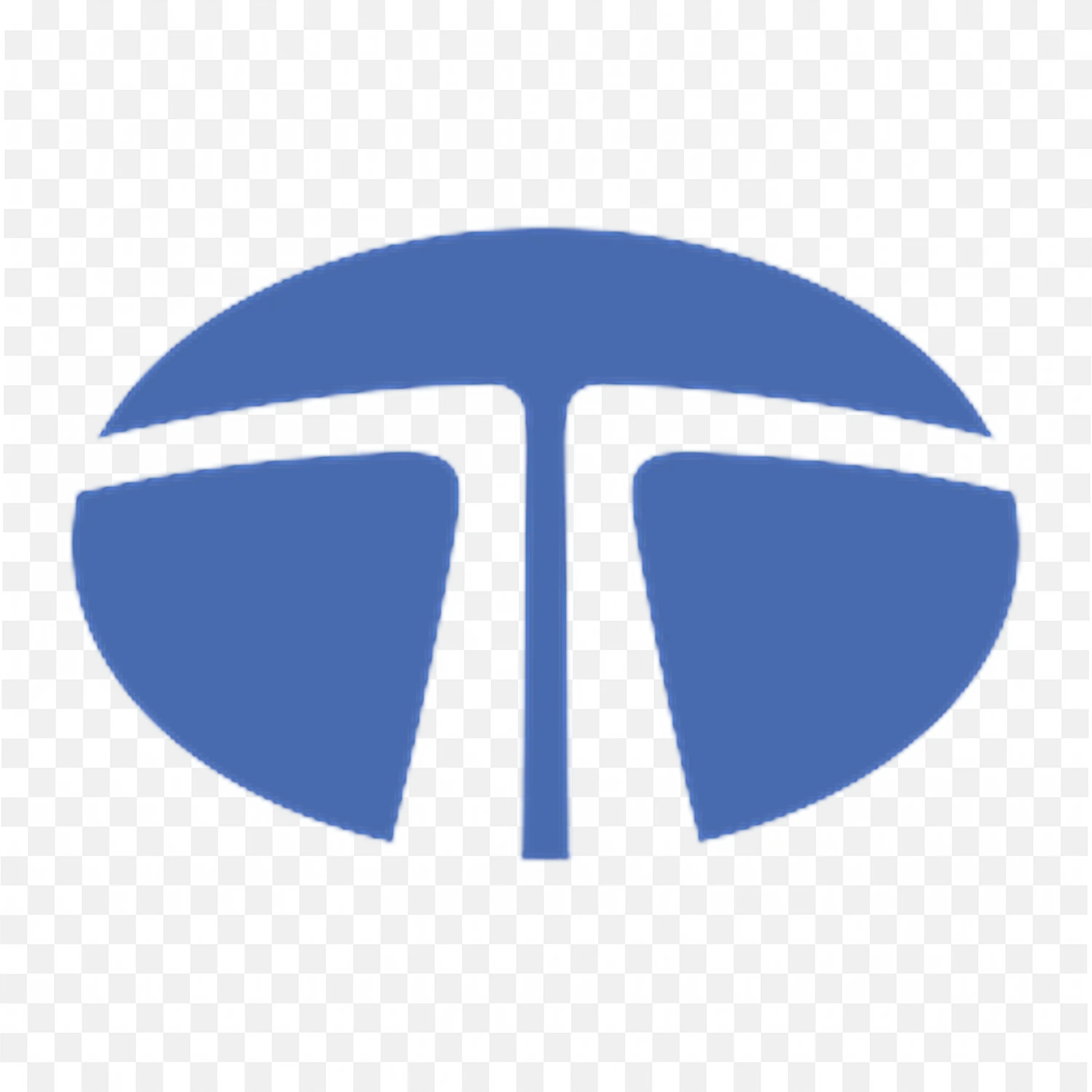 Tata Motors Circular Blue Logo with Stylized T Symbol PNG