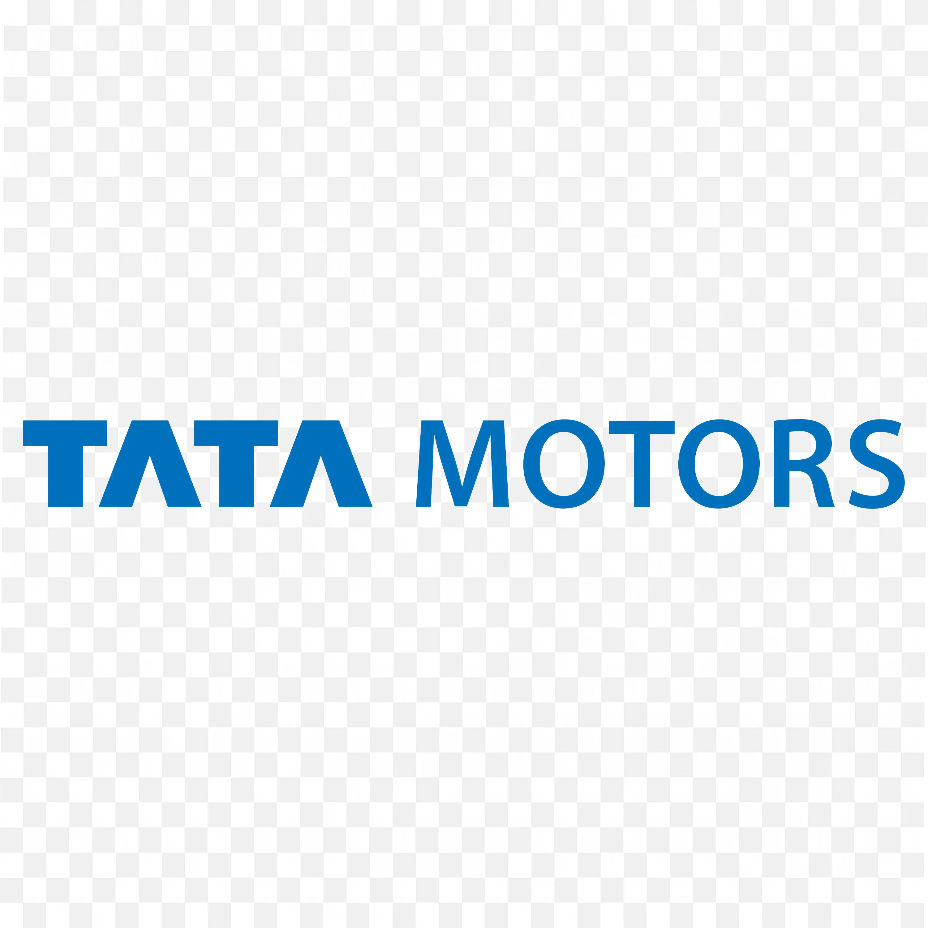 Tata Motors Logo with Blue Bold Letters and Font PNG