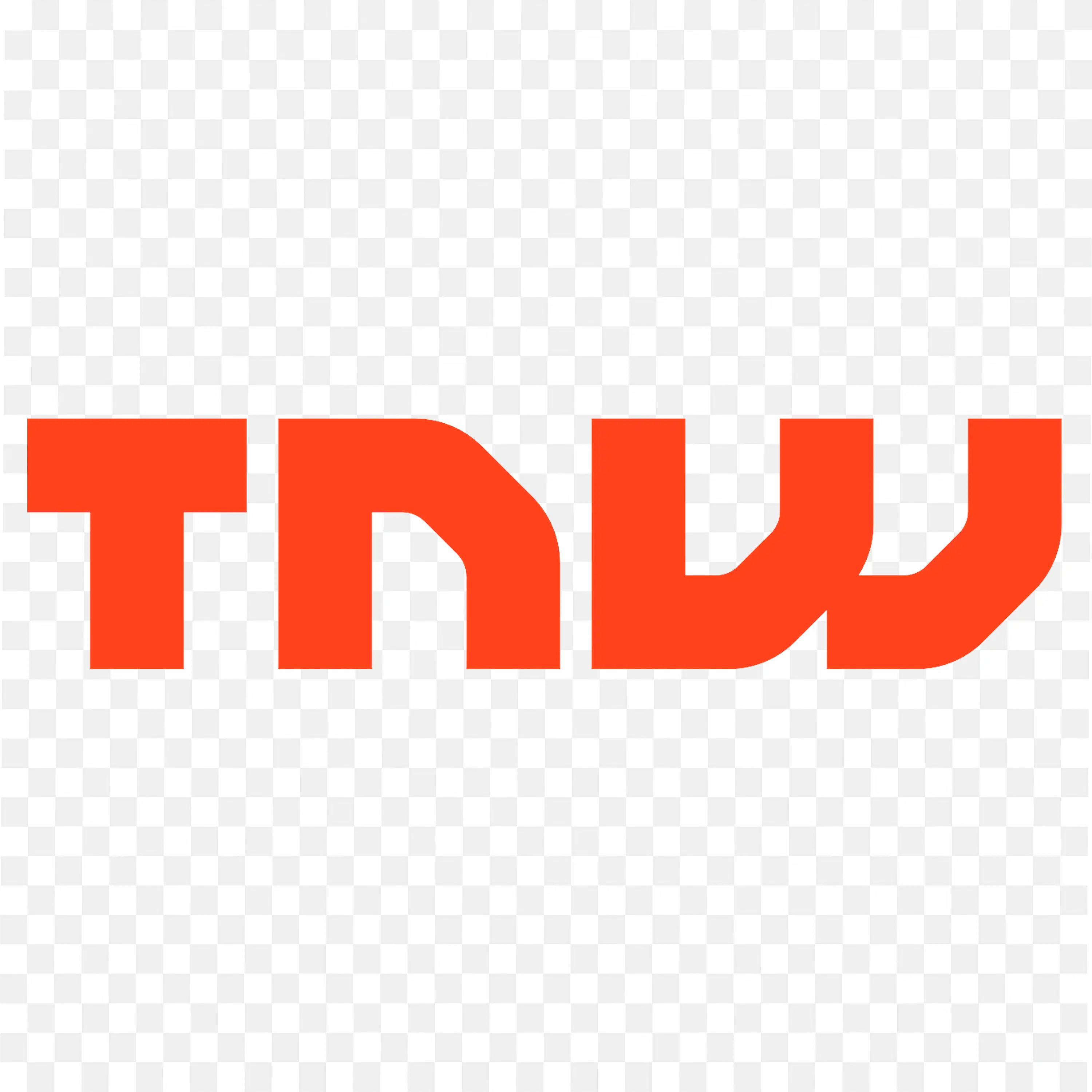 Download the TNW Logo in Bold Red with Geometric Lettering