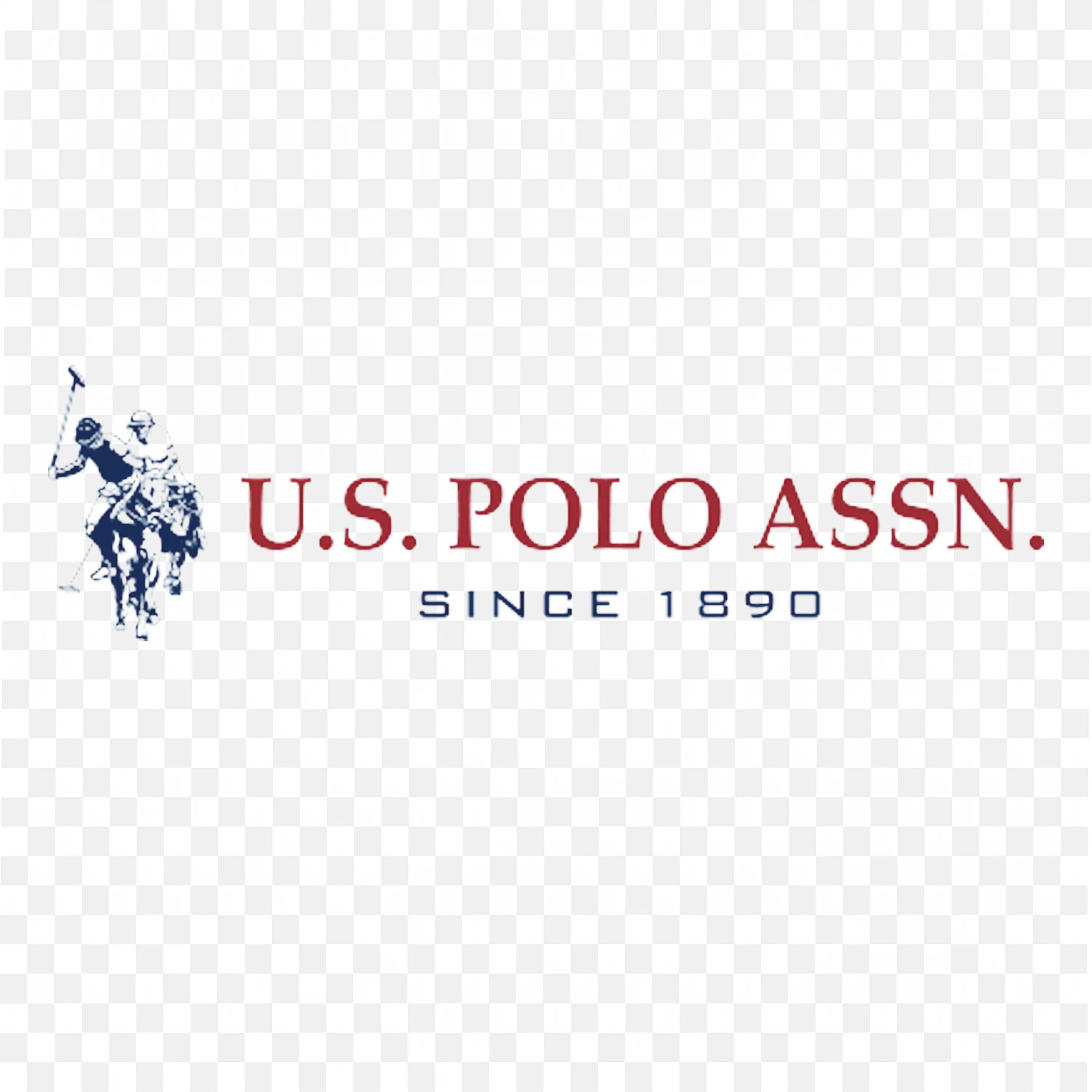 Download U S Polo Assn Logo with Red Text and Blue Icon