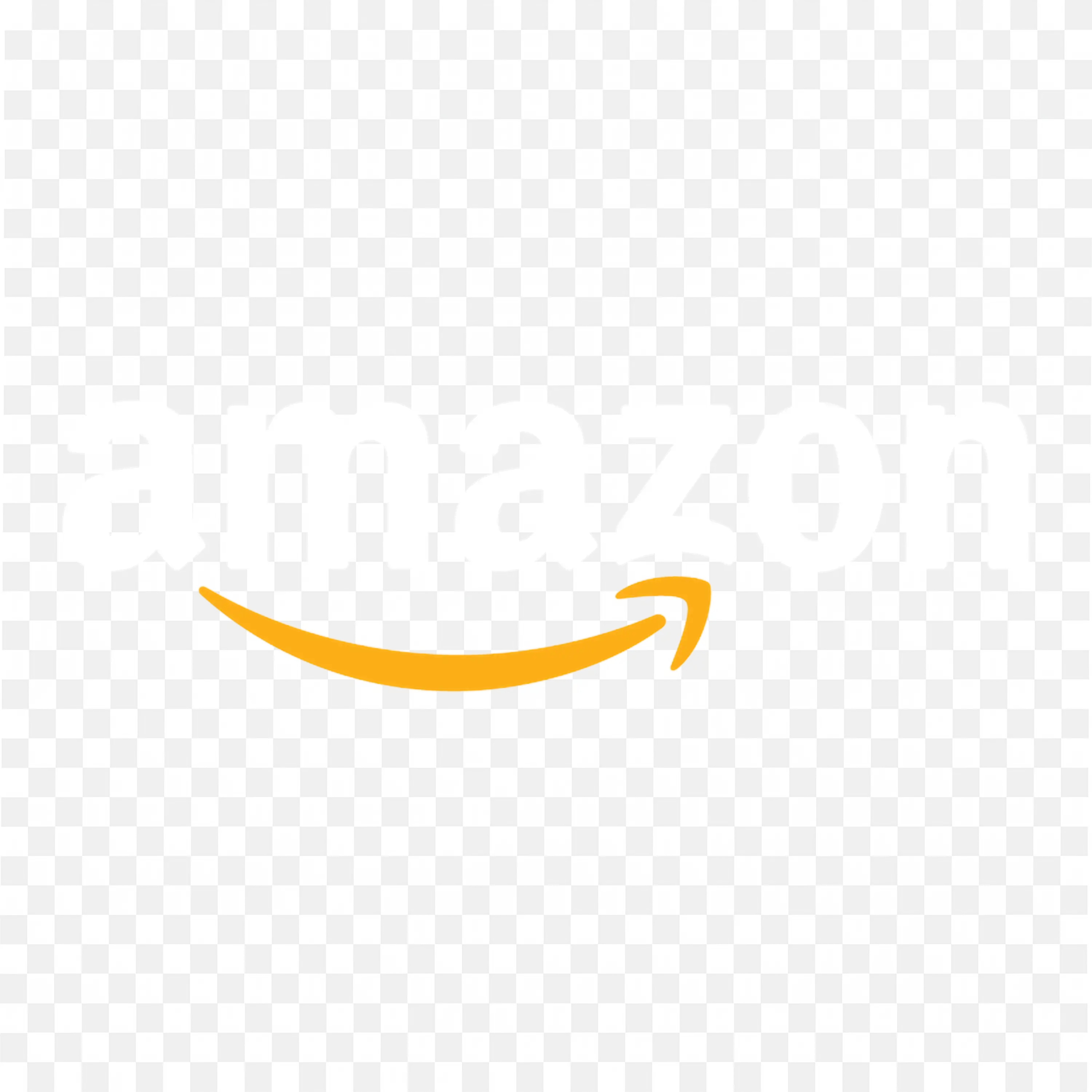 White faded Amazon text with orange smile arrow below PNG