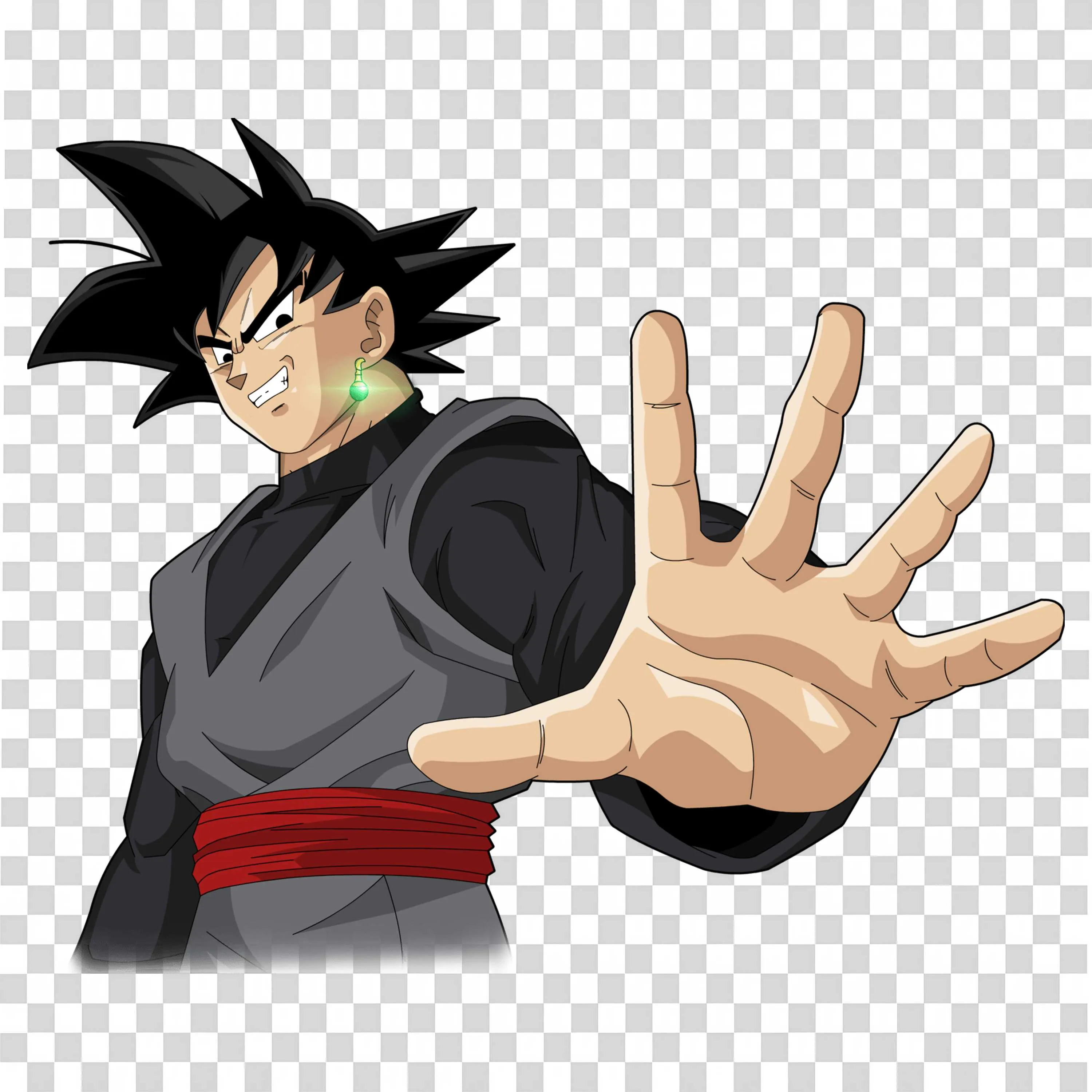 Goku Power Stance Dragon Ball Anime Pose PNG Download