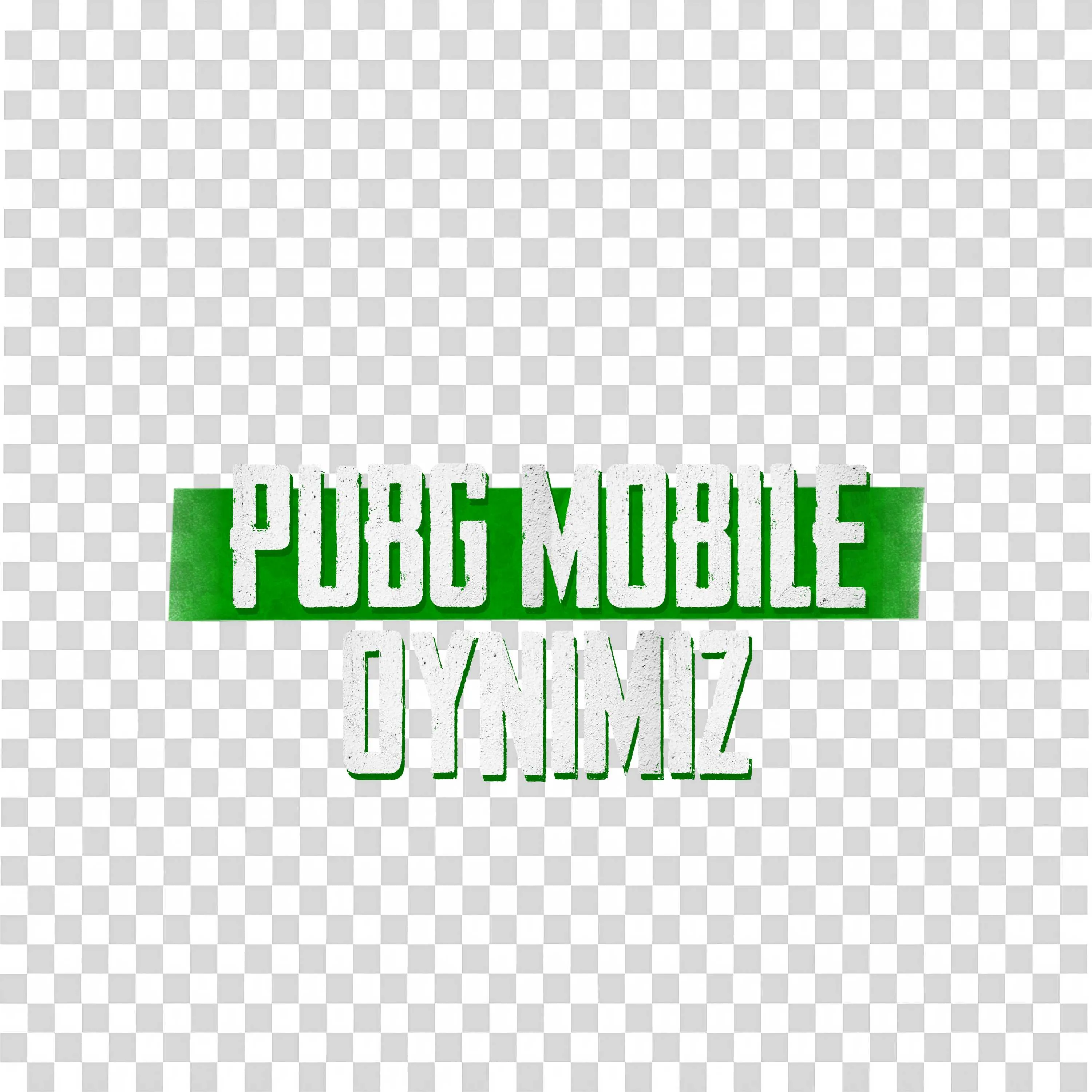 PUBG Mobile Green Logo Typography Text Transparent Download