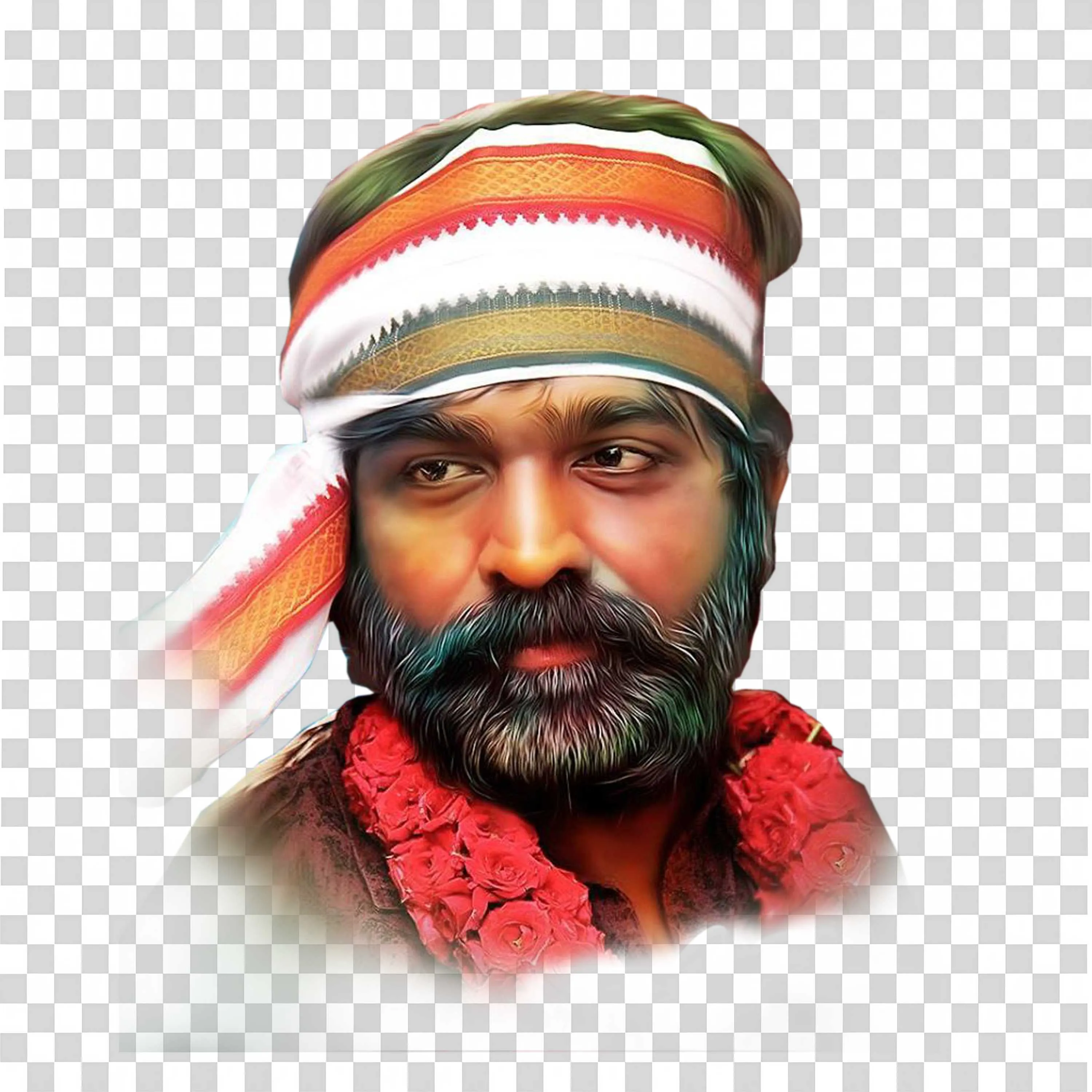 Vijay Sethupathi Traditional Look Transparent Free Download