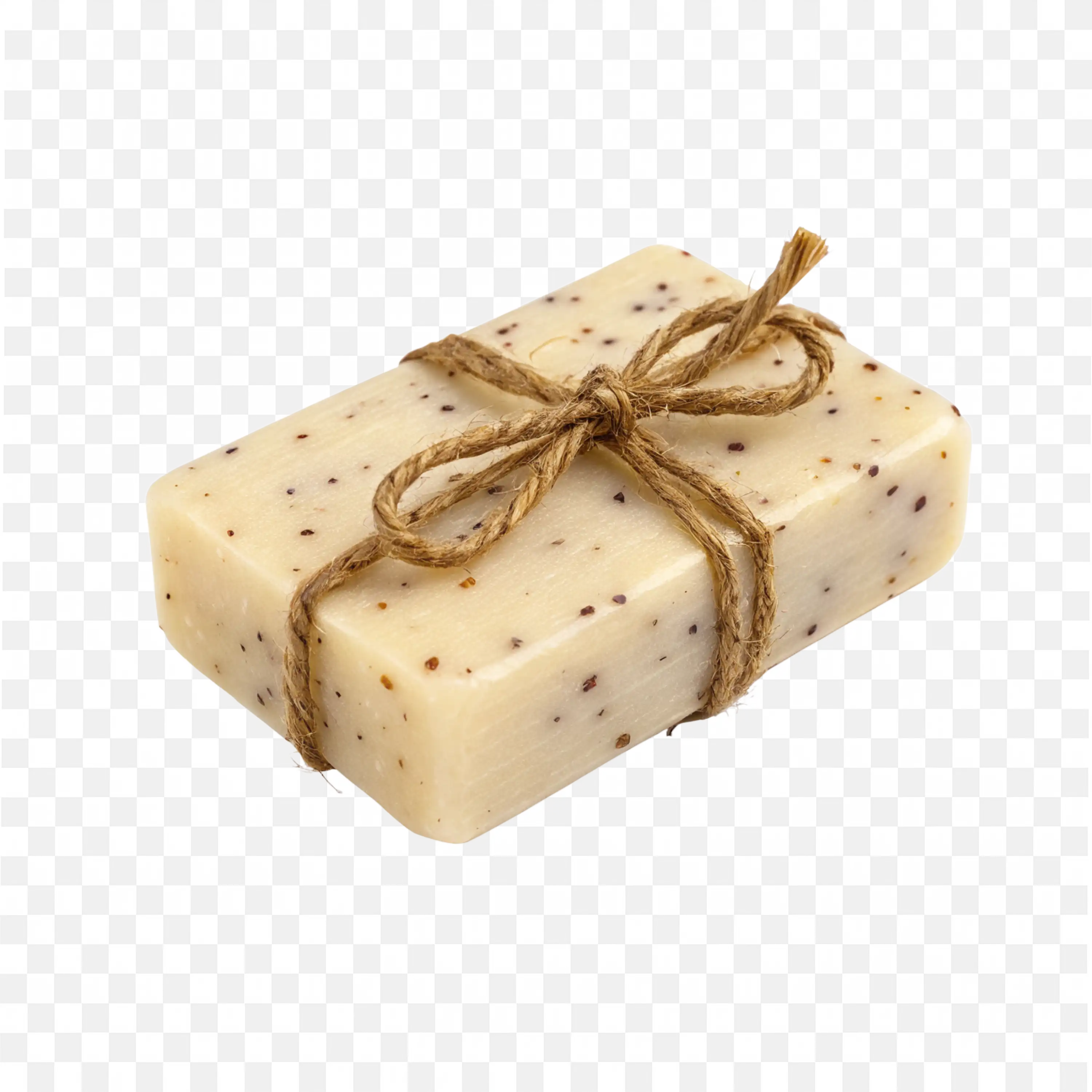 Handmade Soap Bar with String Eco Health Product Icon PNG