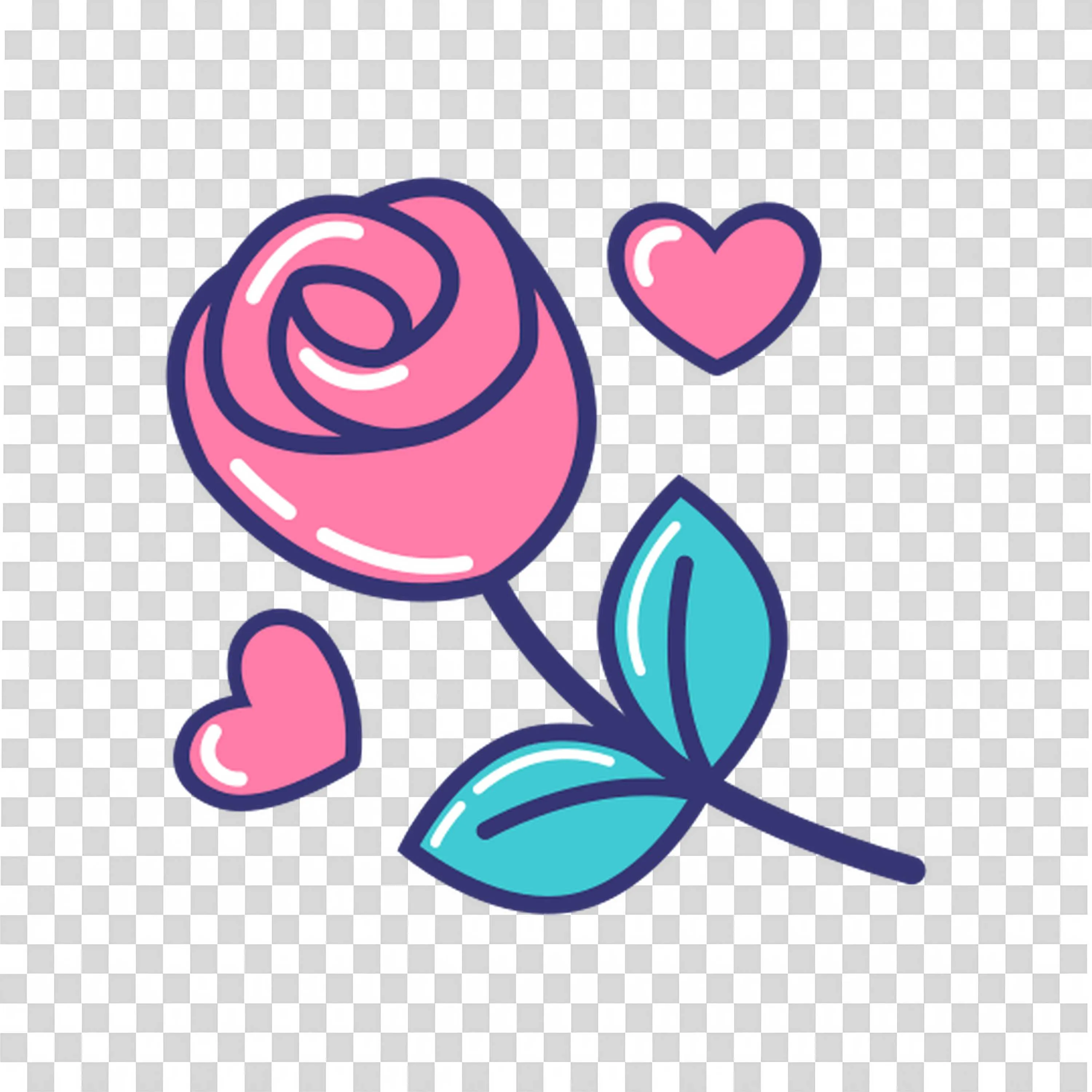 Beautiful Pink Rose Art For Sweet and Romantic Designs