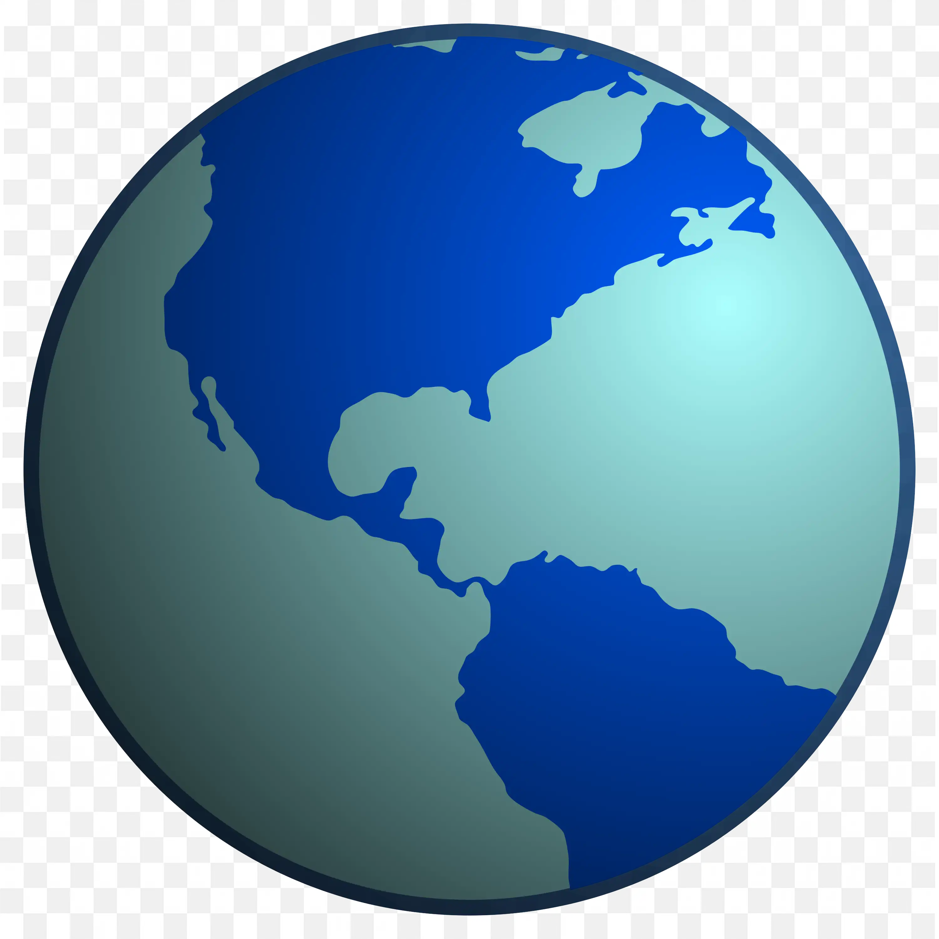 Blue Globe Rotated Planet Earth Geography PNG Clipart