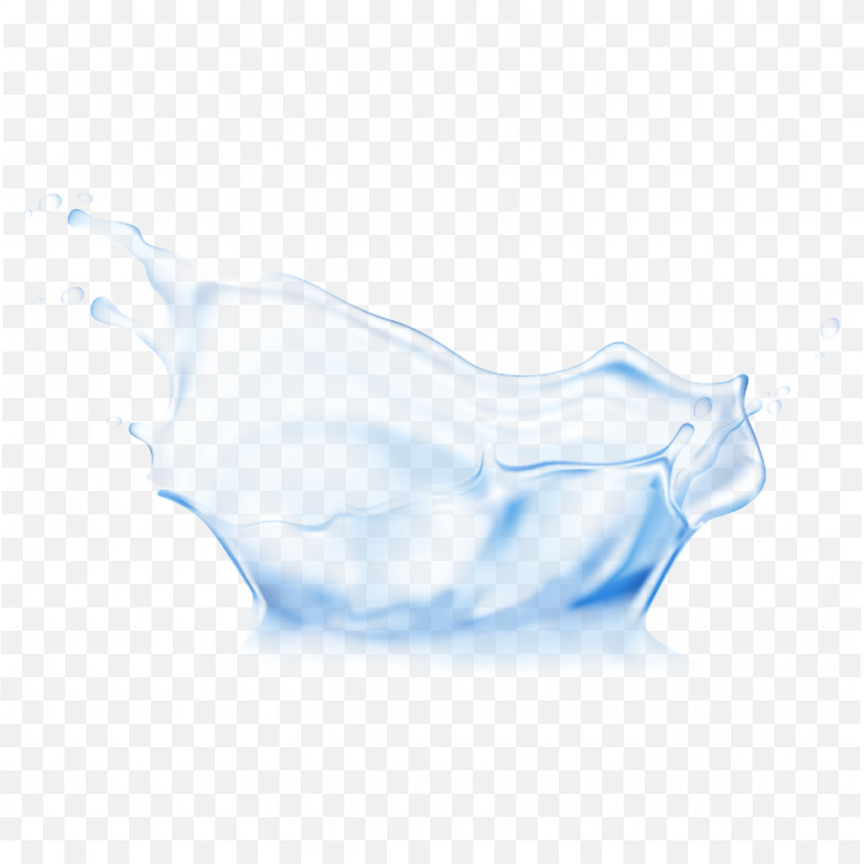 Blue Water Ripple Drop PNG Image Free Download Transparent