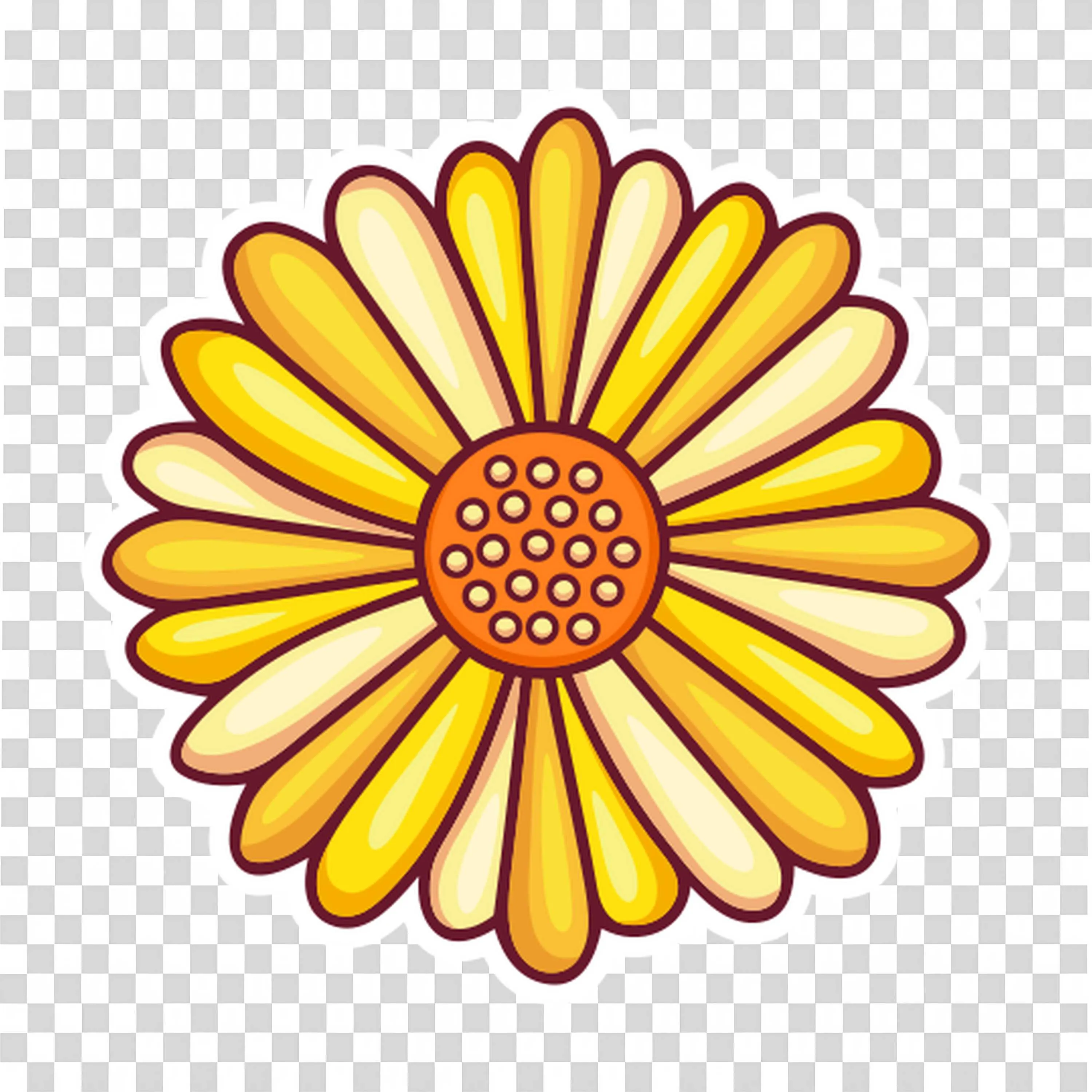 Bright Yellow Daisy Artwork For Cheerful Decor Ideas