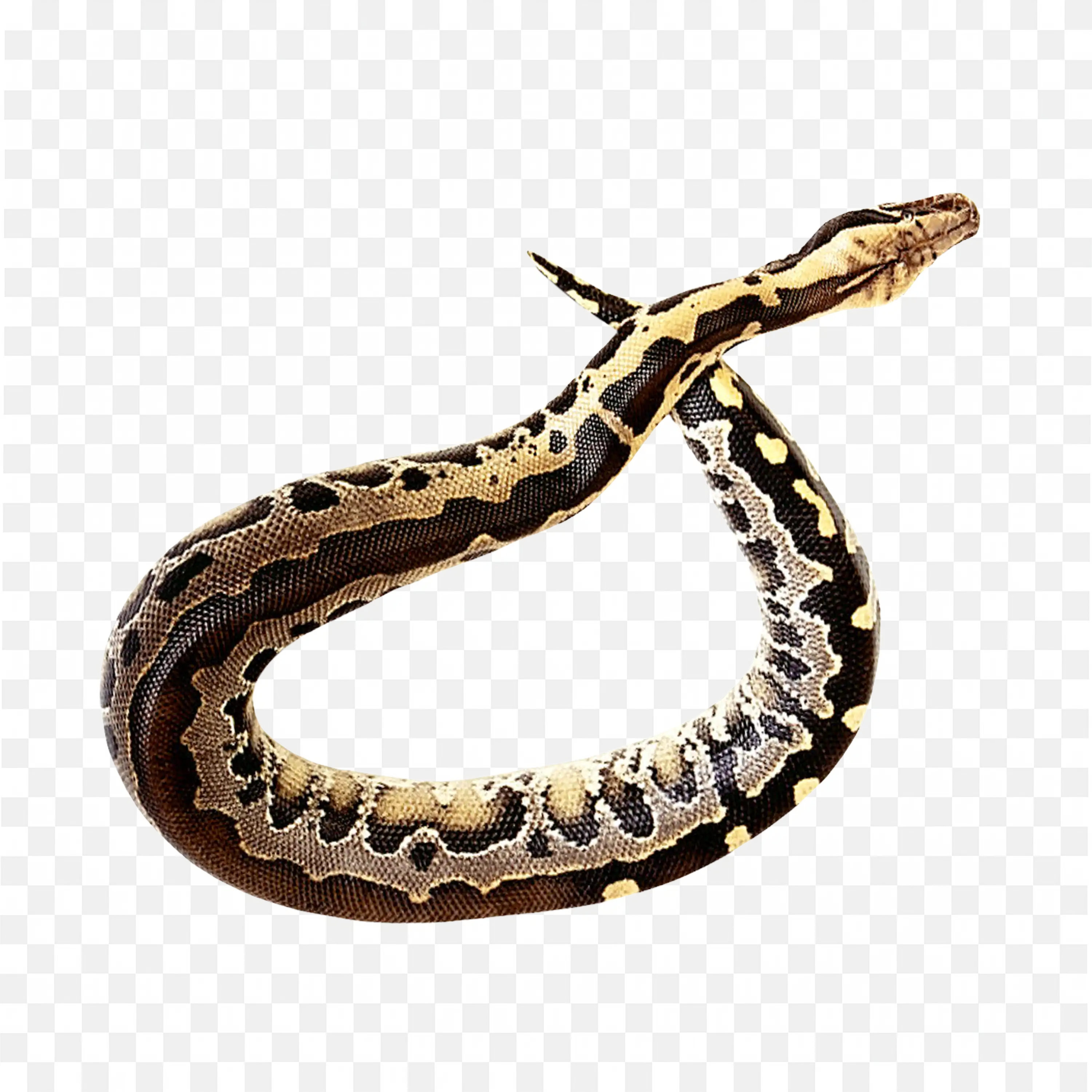 Brown Desert Snake Illustration Nature Clip Art Drawing