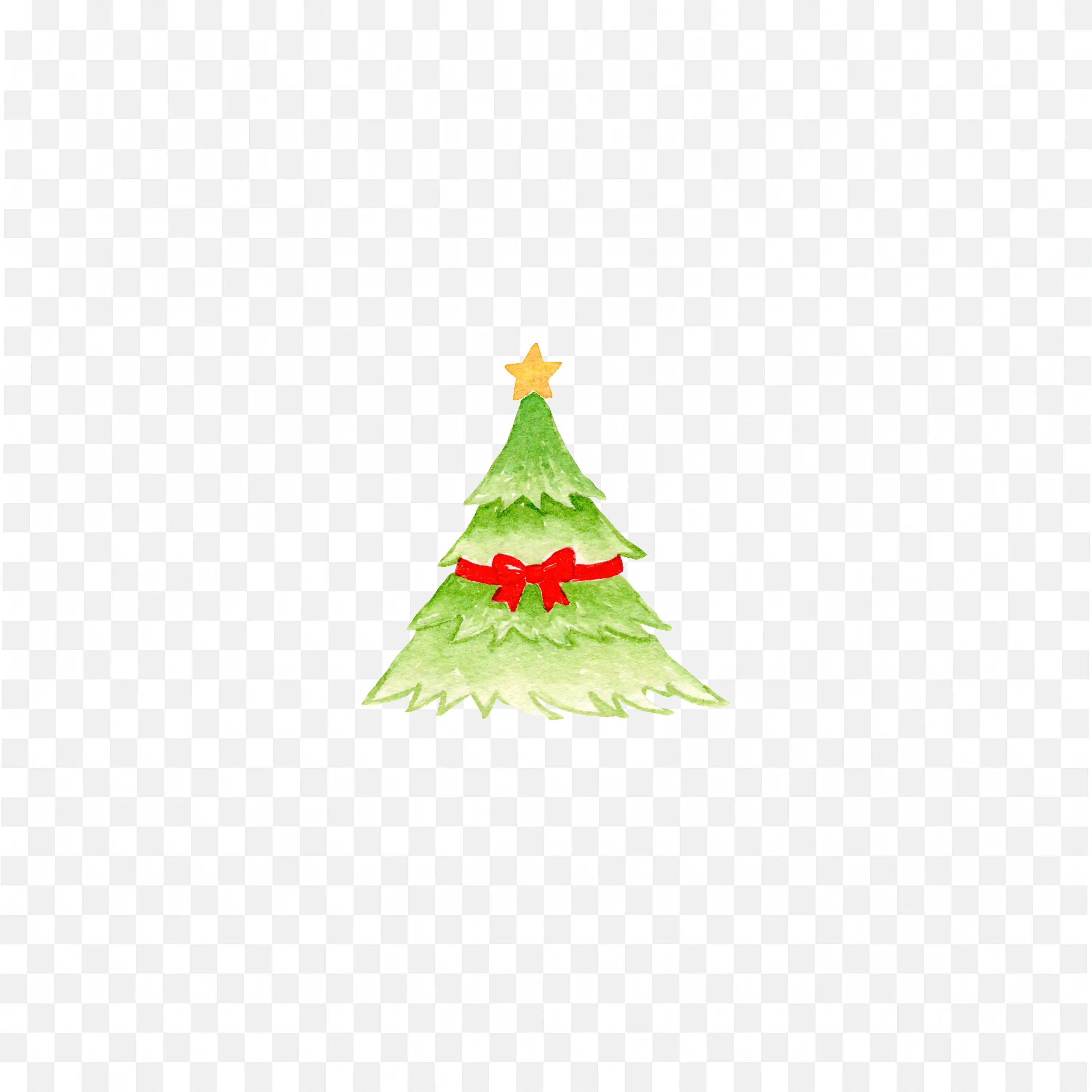 Christmas Tree PNG Holiday Nature Art Minimal Scene Design