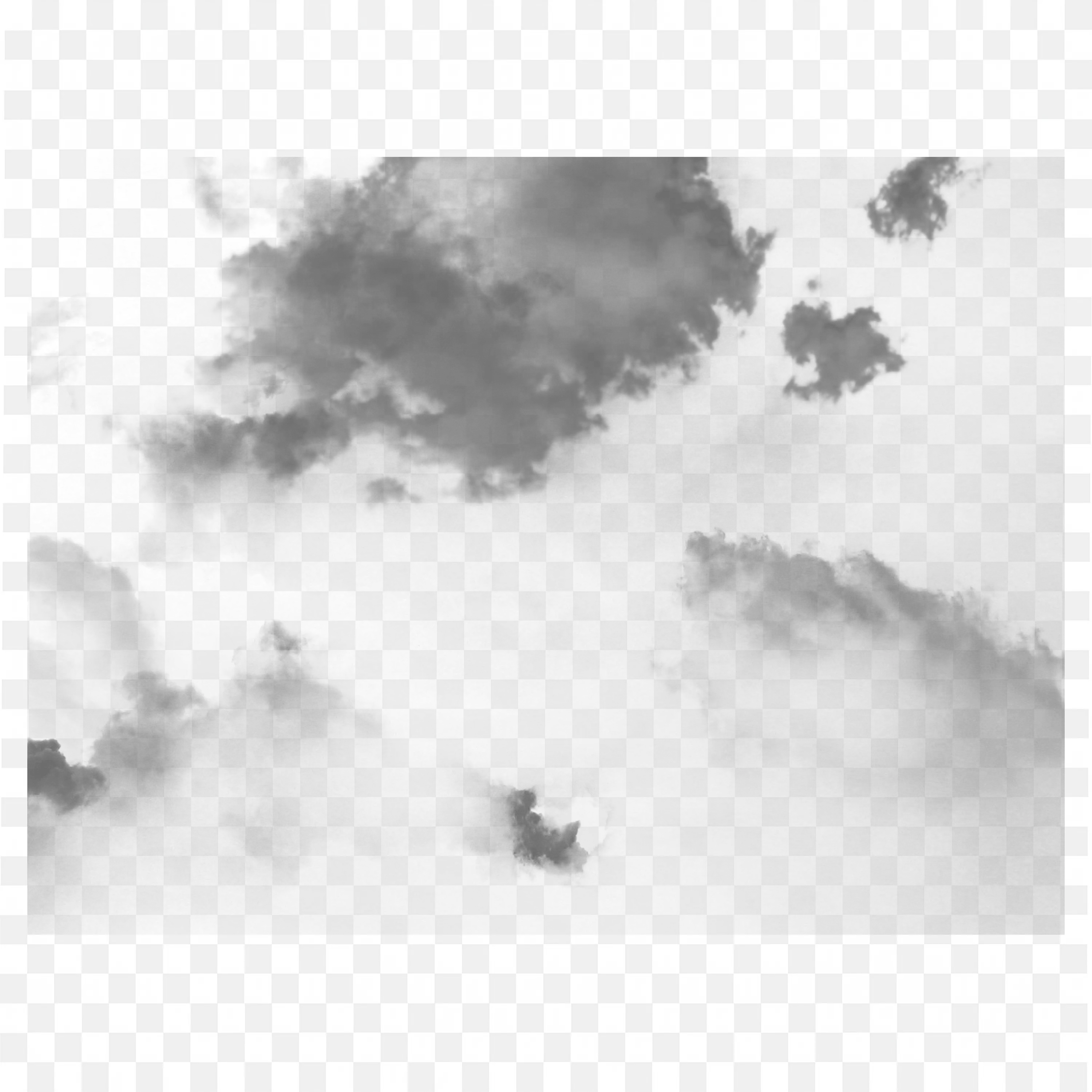 Cloud PNG Overcast Sky Grayscale Weather Element