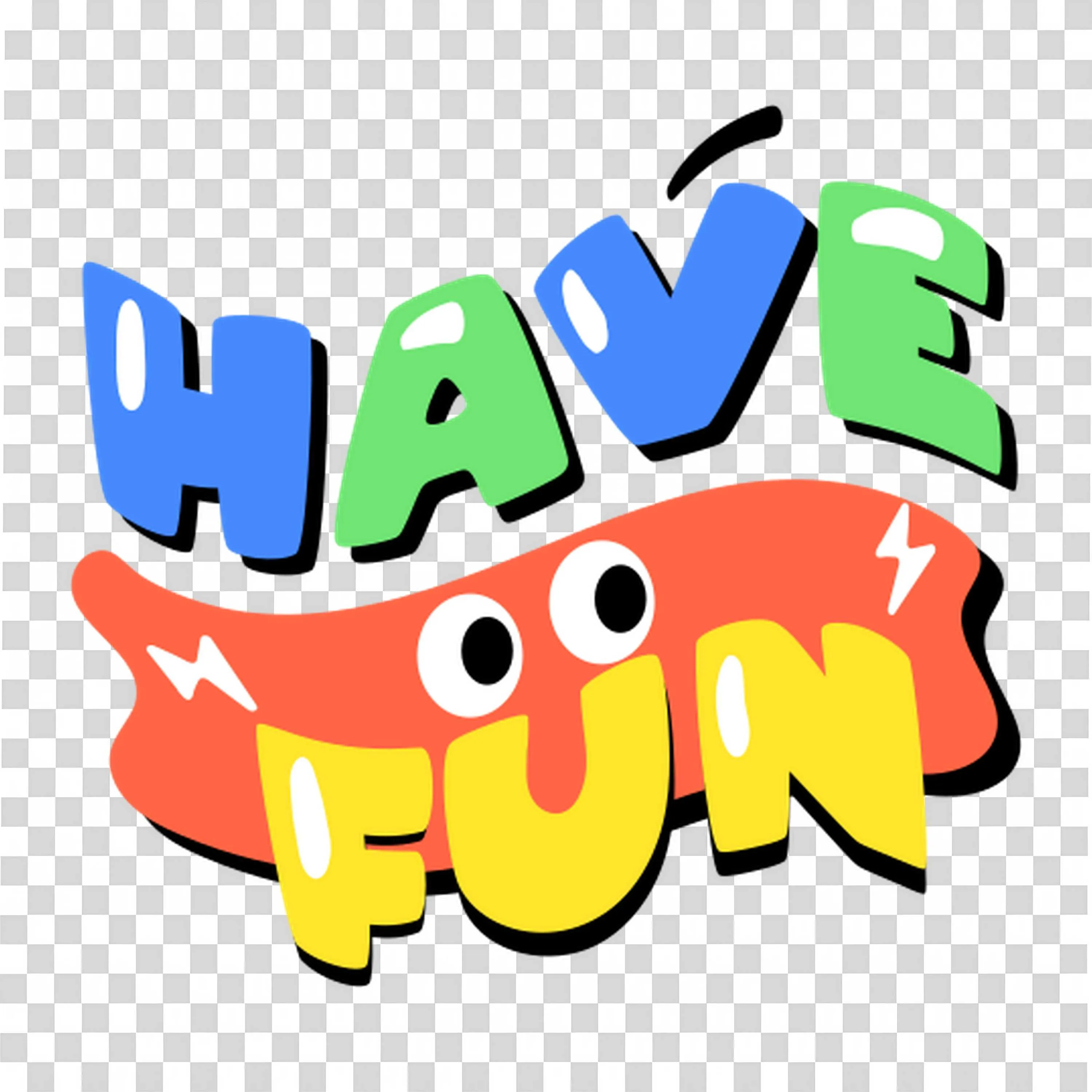 Colorful Letters Say Have Fun in School Png Free Download