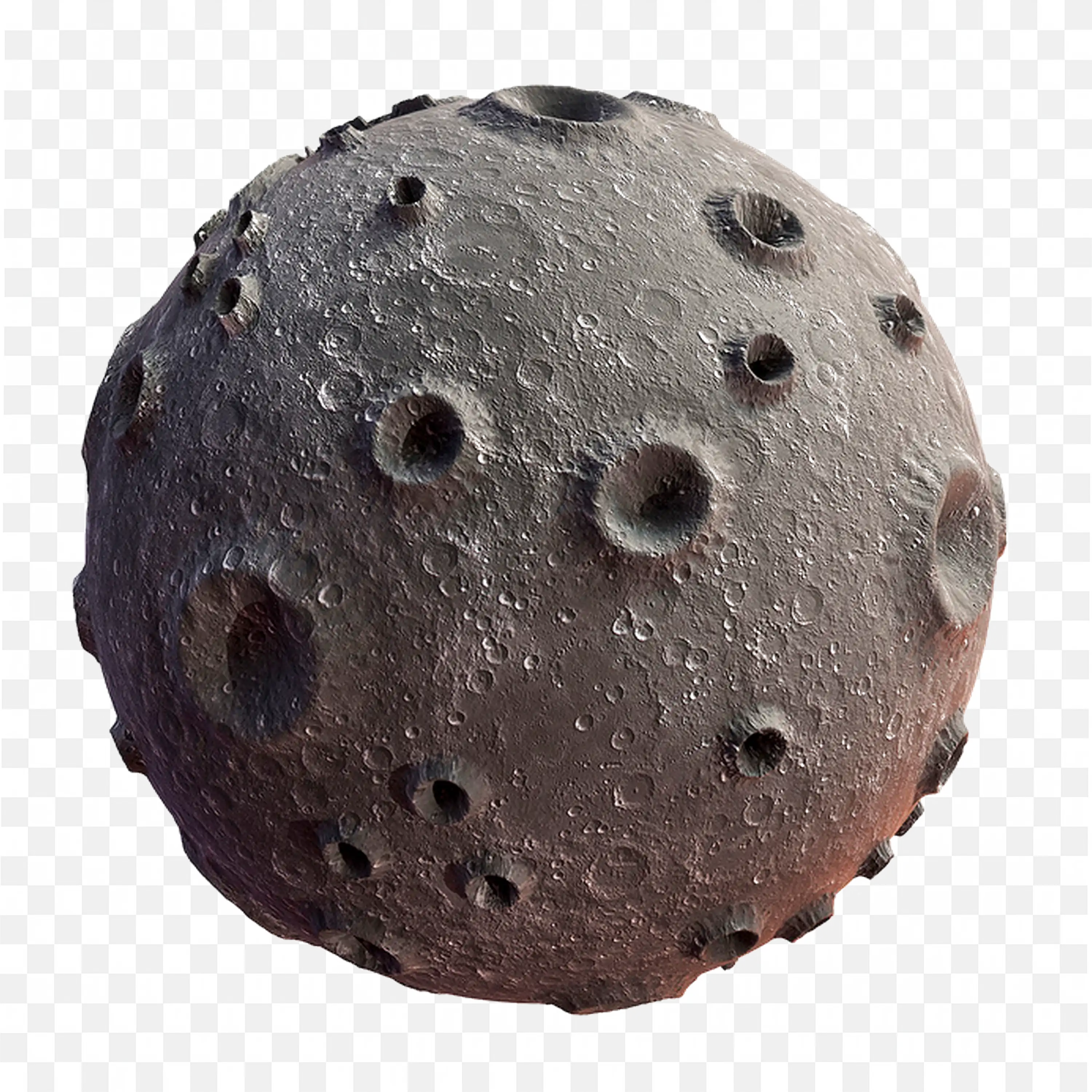 Cratered Moon Surface Closeup PNG Space Image Free Download