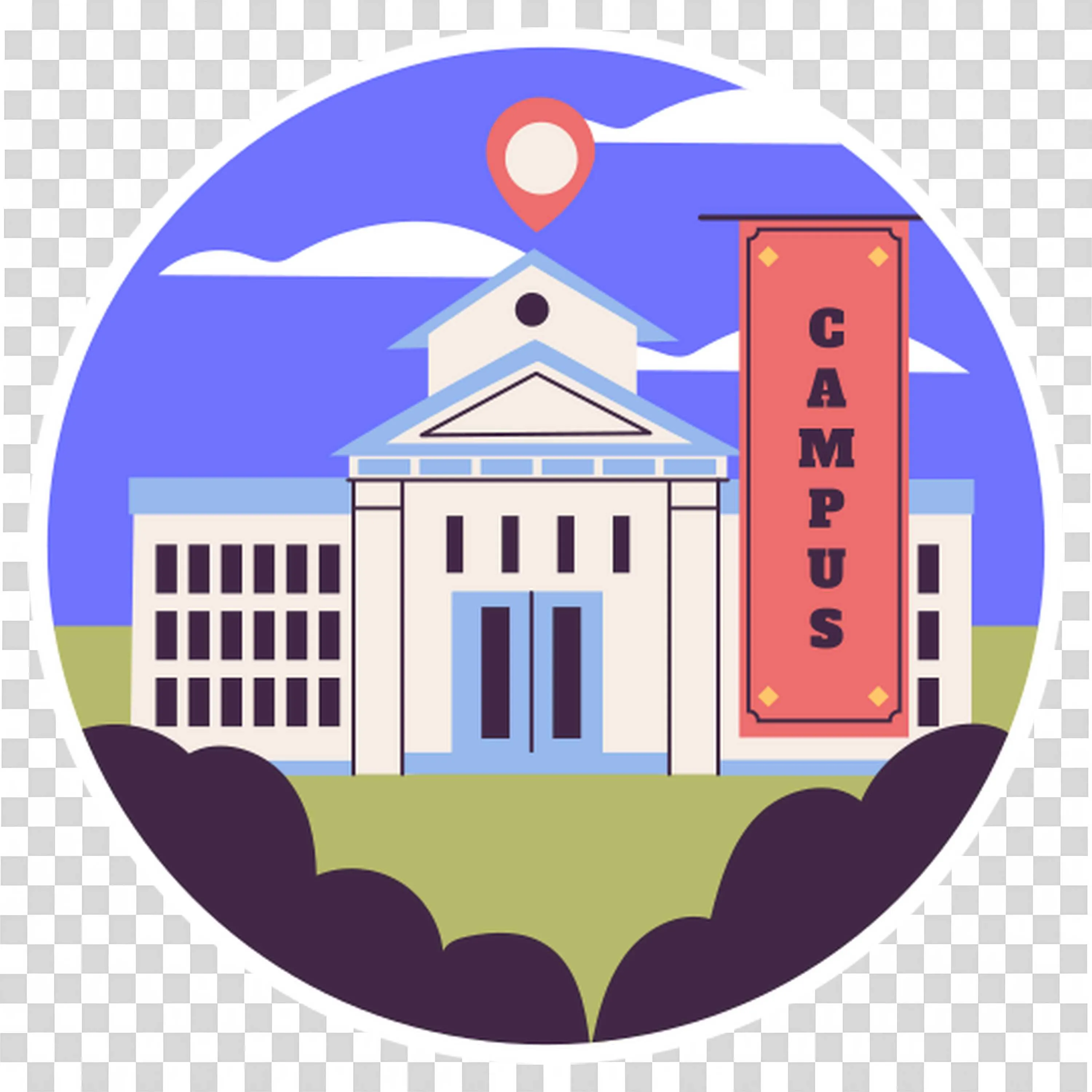 Cute Bear Carrying Stack of Colorful School Books Png