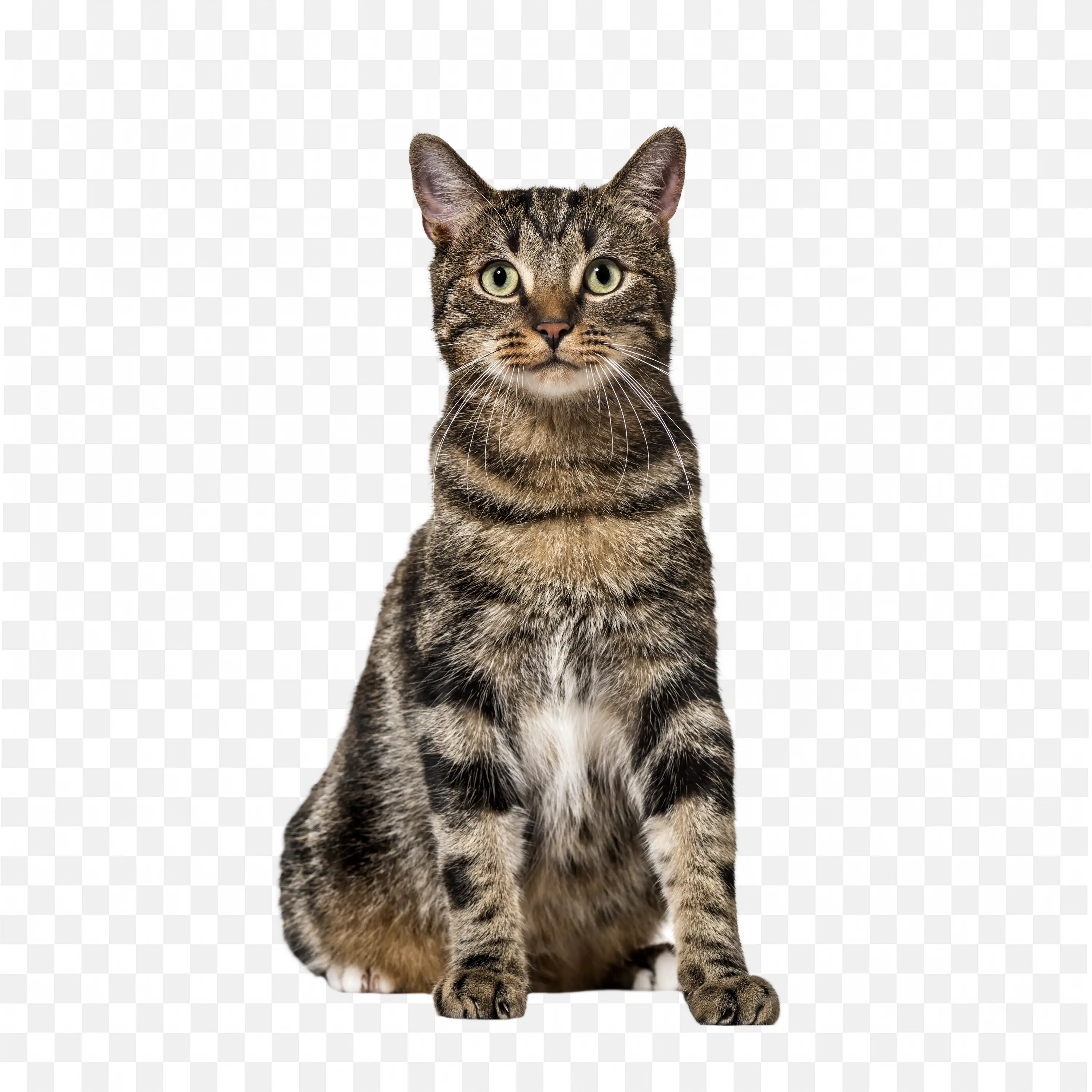 Cute Kitten PNG Pet Cat Playful Sitting Clip Design Art