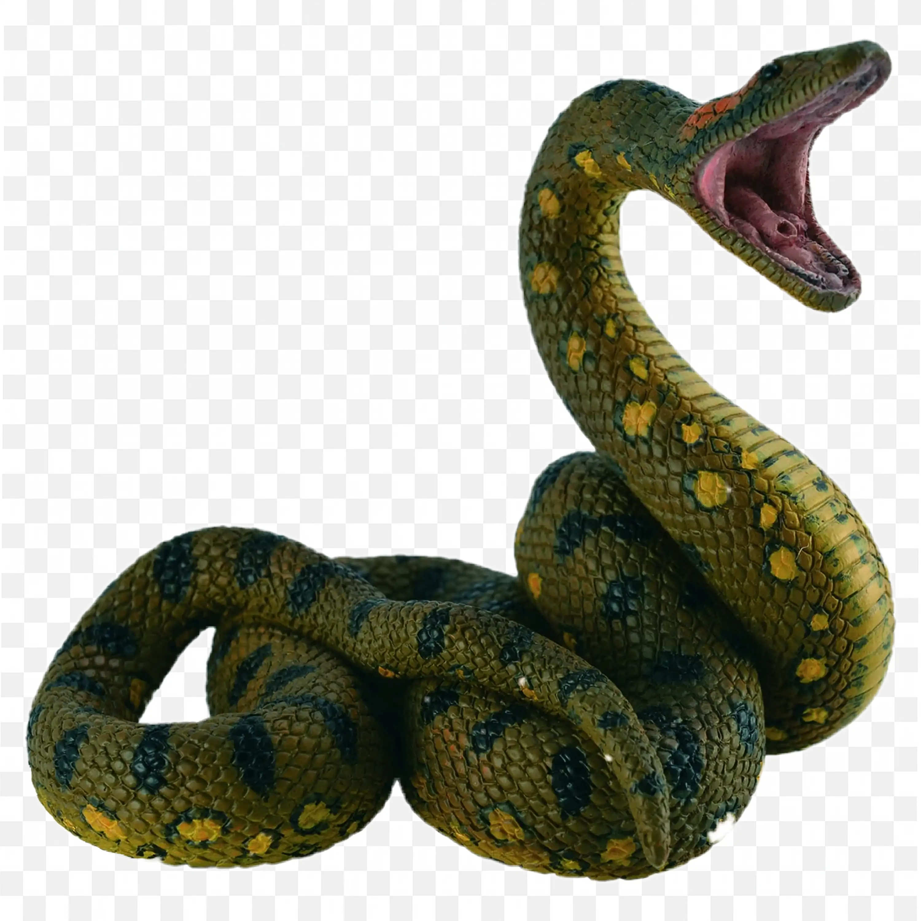 Dark Jungle Snake Clip Art Open Mouth Nature Reptile Art