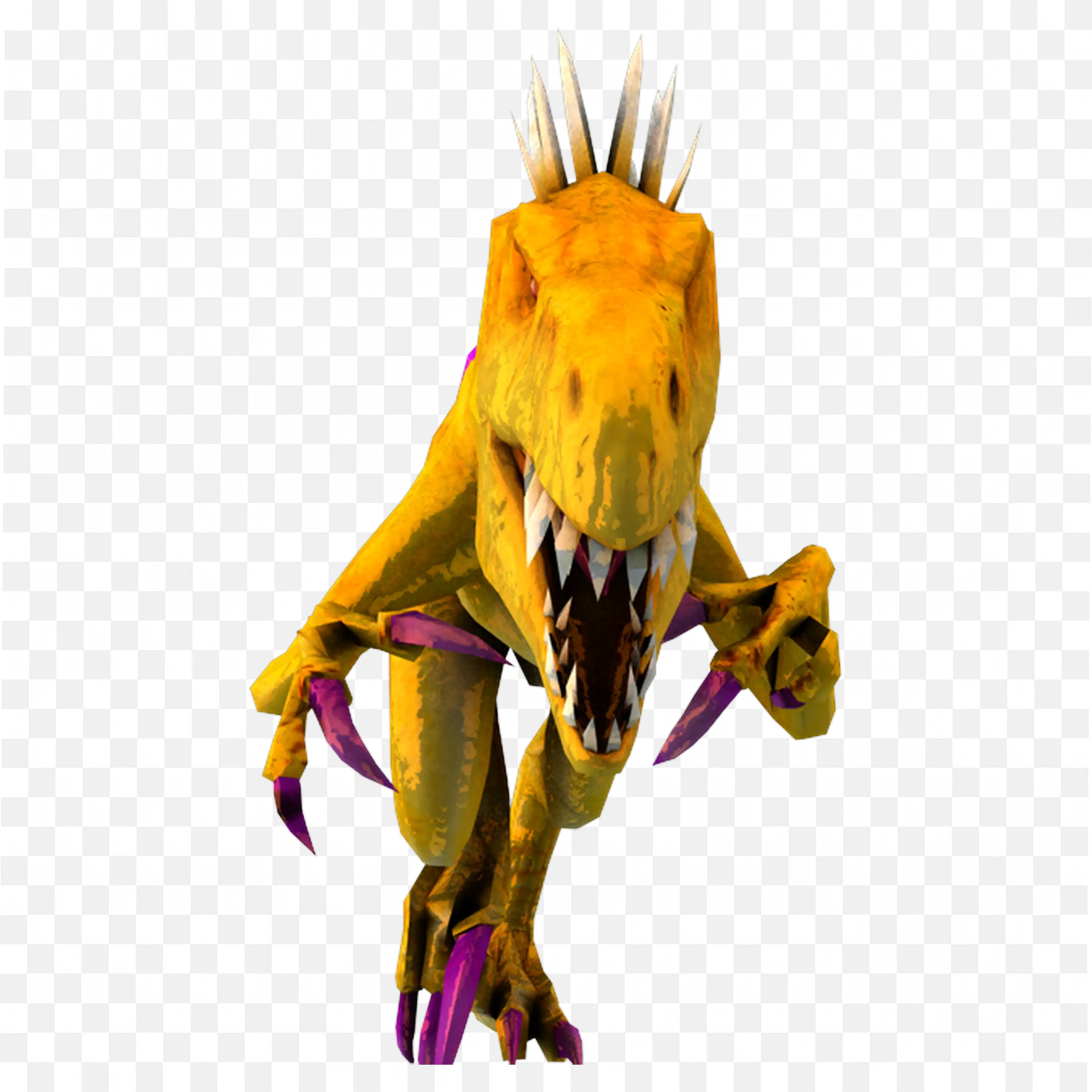 Fiery Cartoon Creature with Flame Hair Transparent PNG