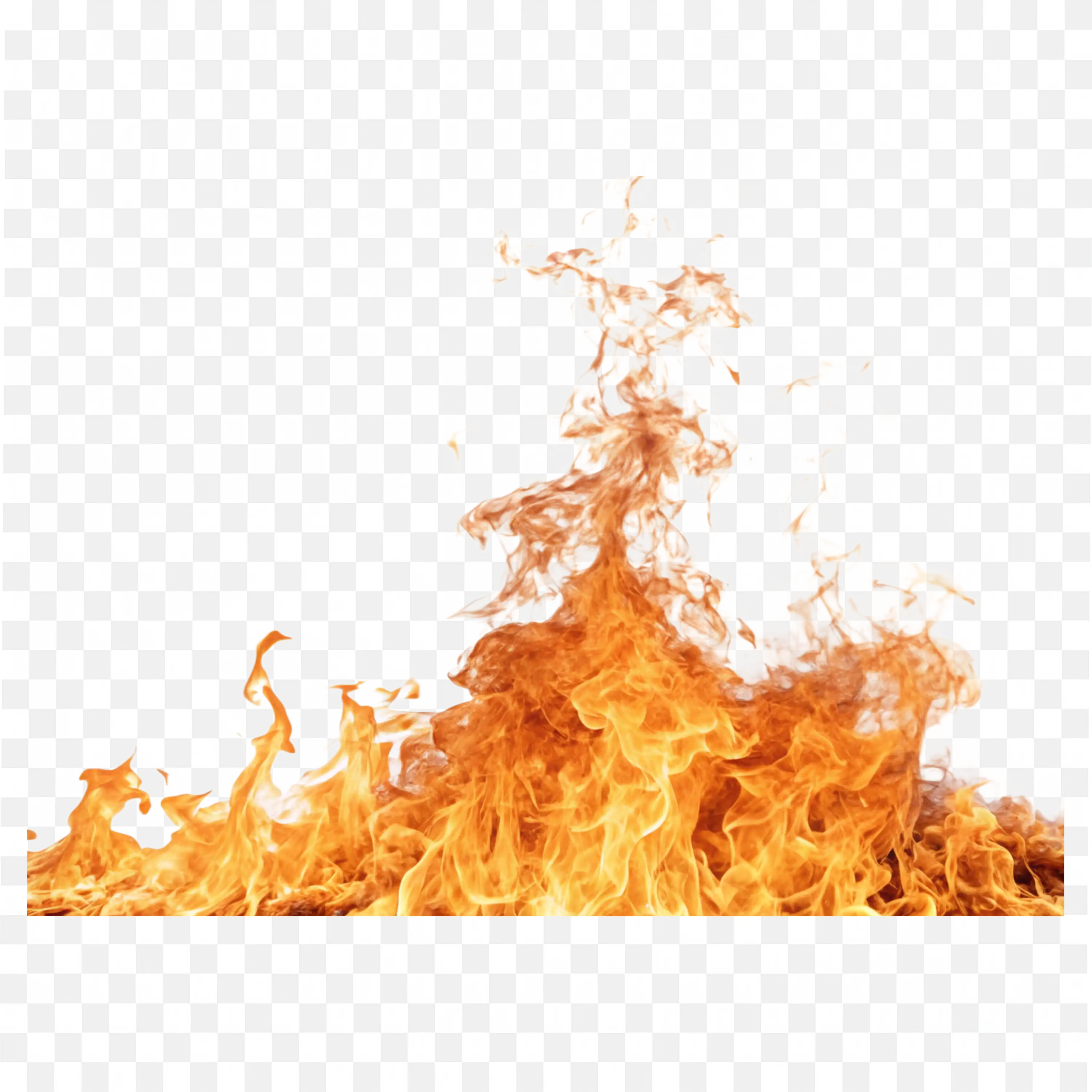 Fire Blast Flame Explosion Spreading Transparent PNG