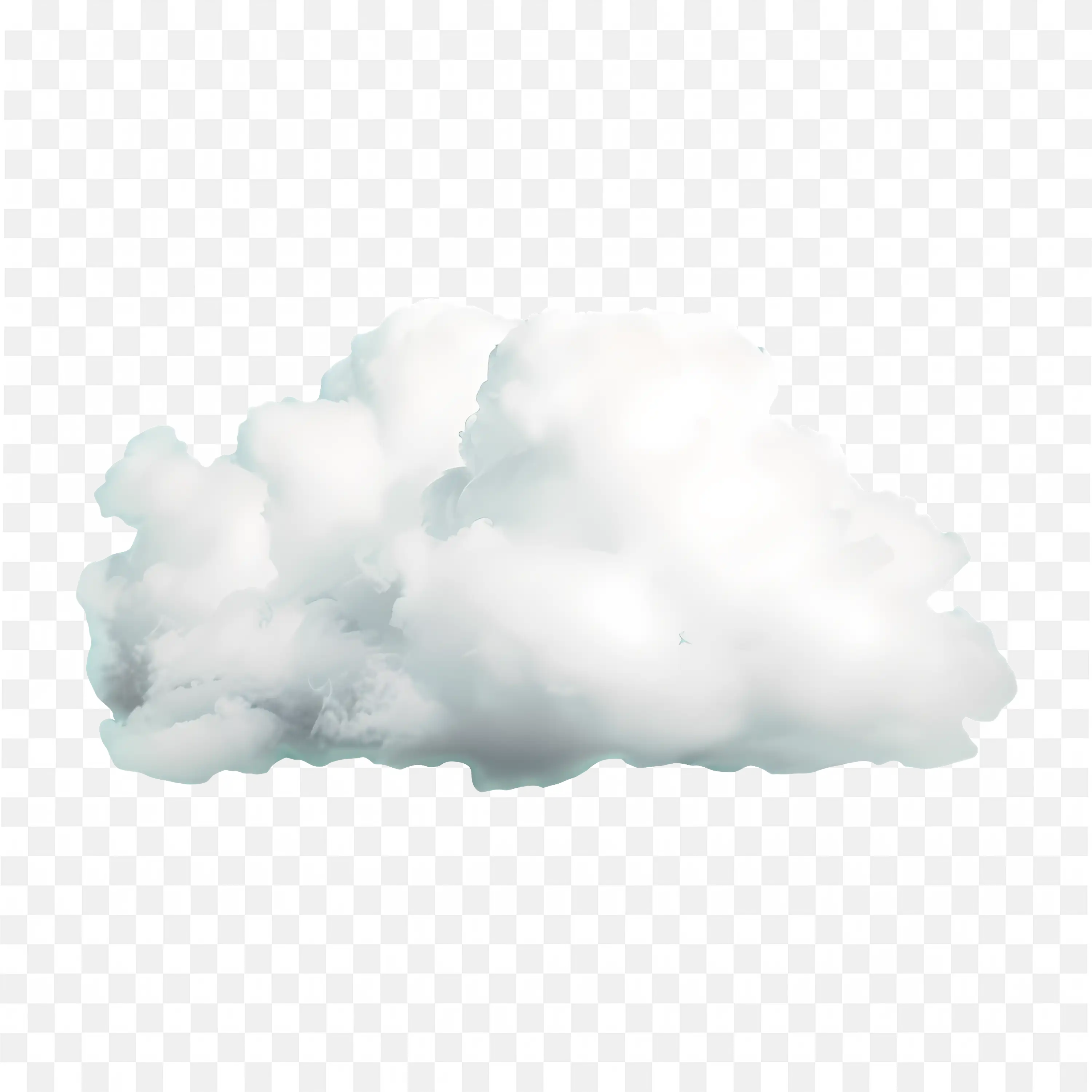 Fluffy Cloud PNG Sky Weather Nature Scene Art Design Clip
