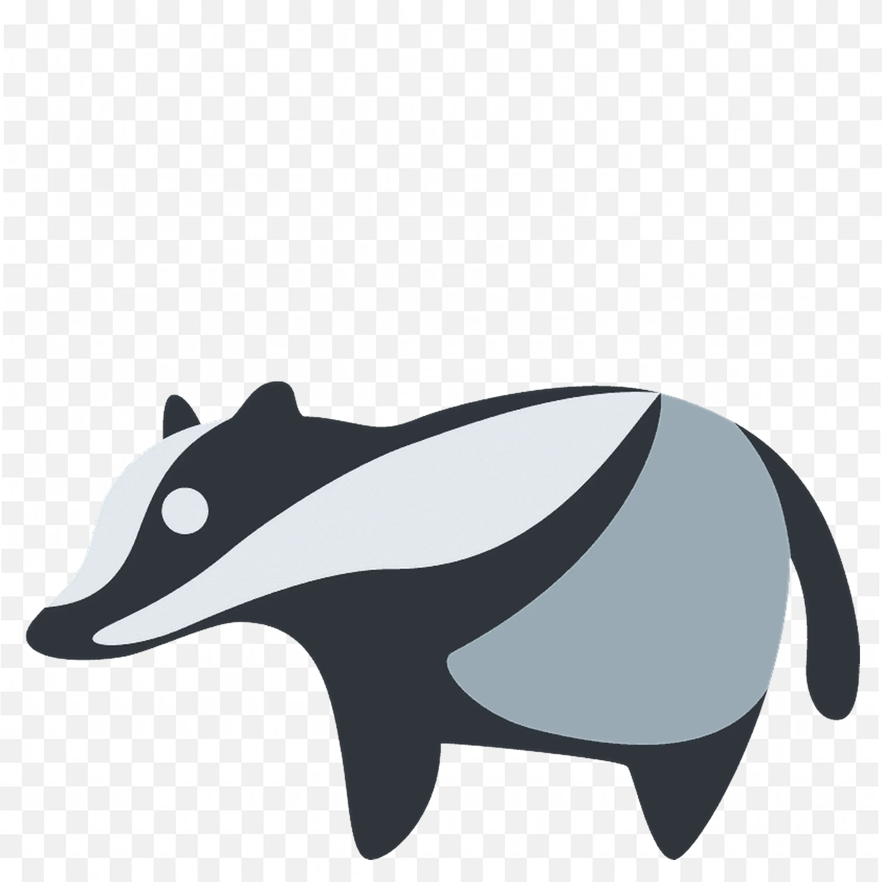 Free Honey Badger Emoji PNG Cute Animal Icon Download