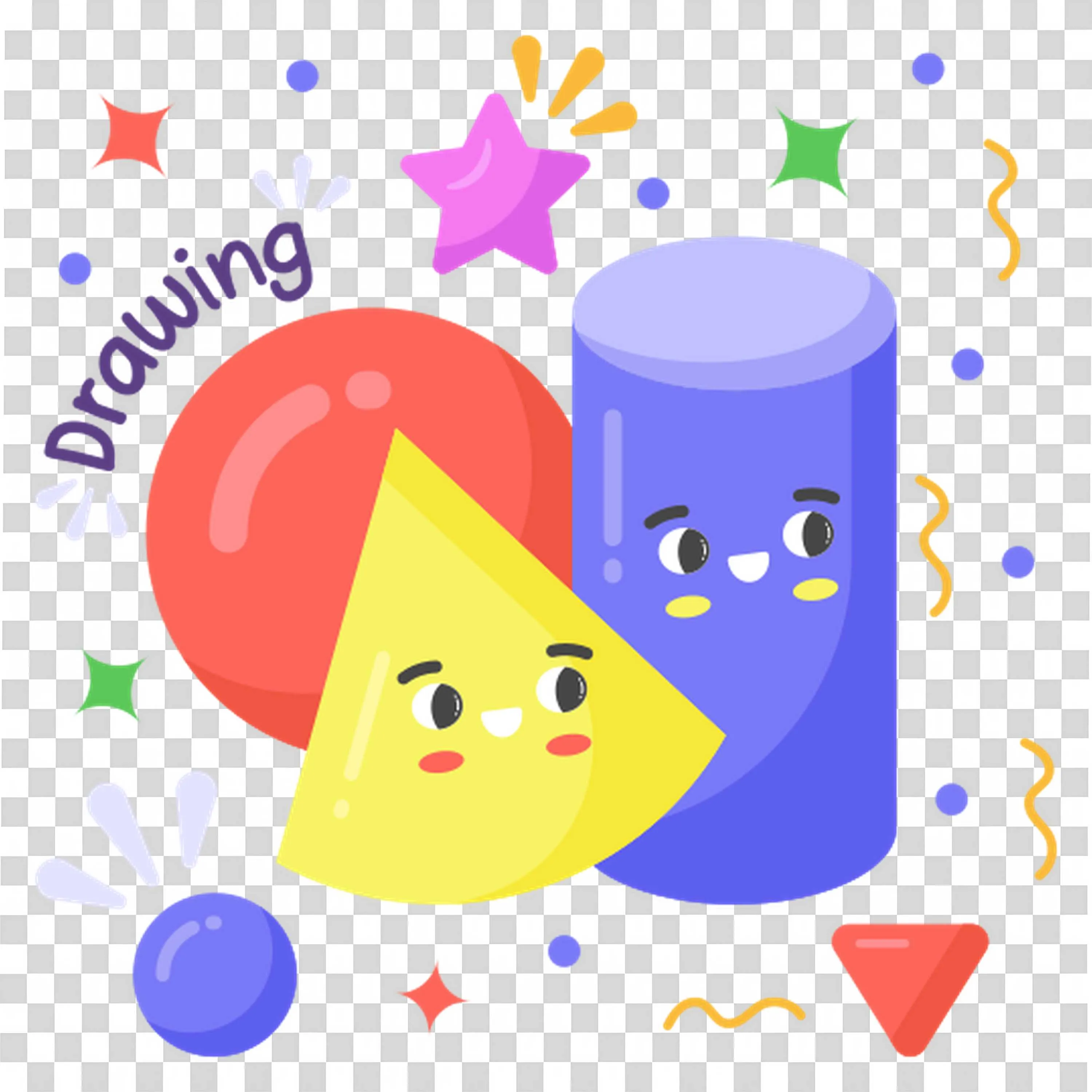 Girl Doing Homework with Pencil and Paper Focus Png