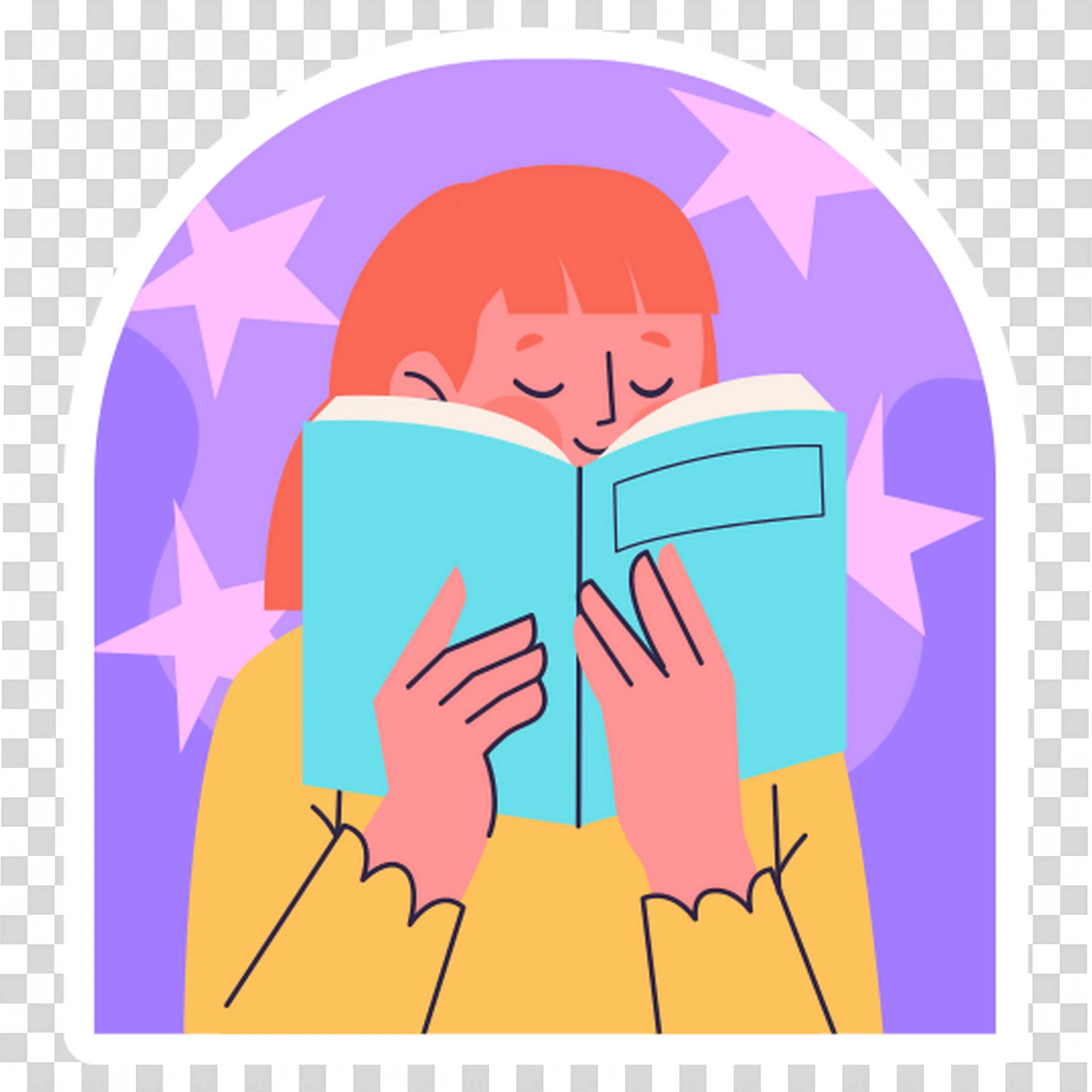 Girl Reads with Joy to Build Lifelong Love for Books