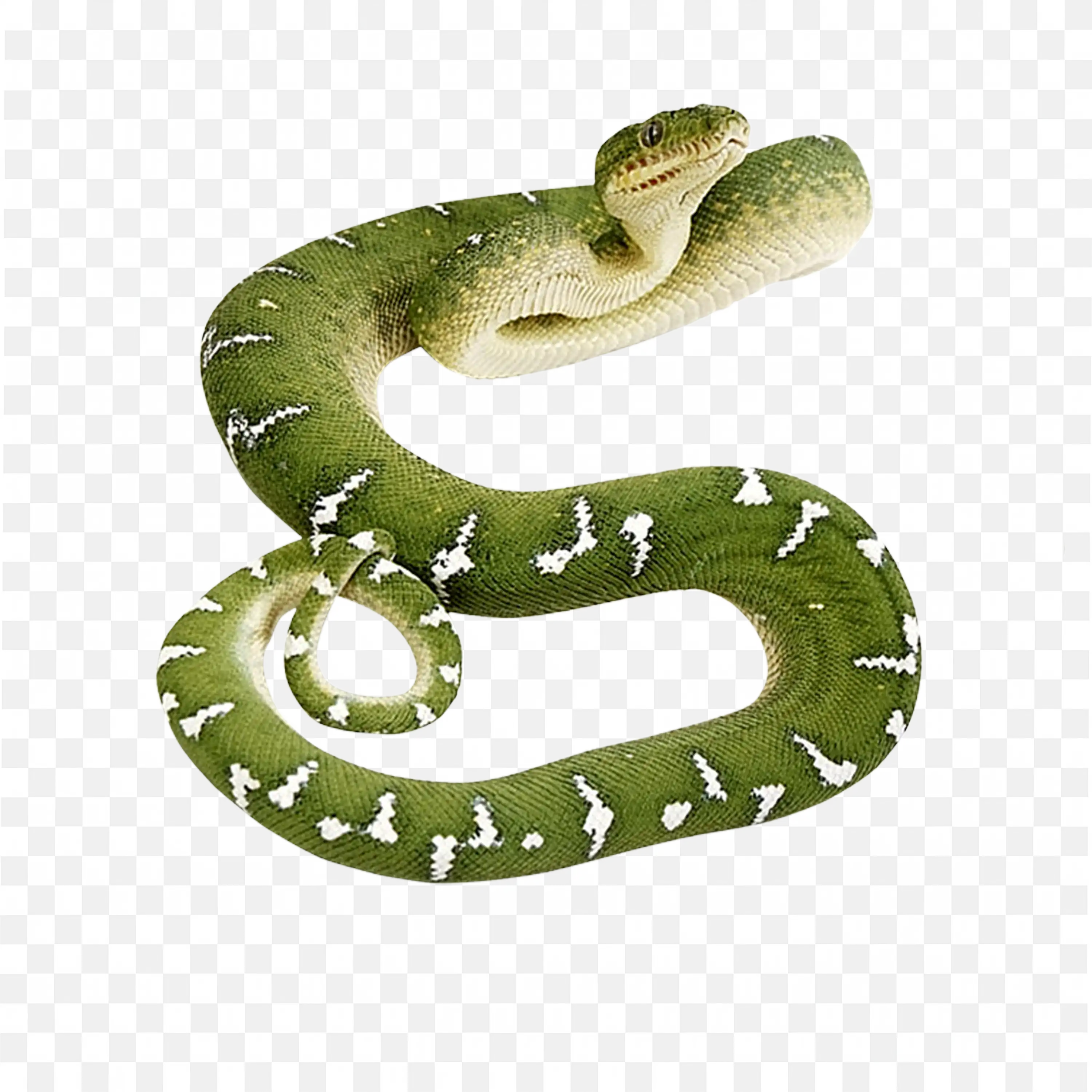 Green Cartoon Snake Clip Art Jungle Nature Reptile Fun
