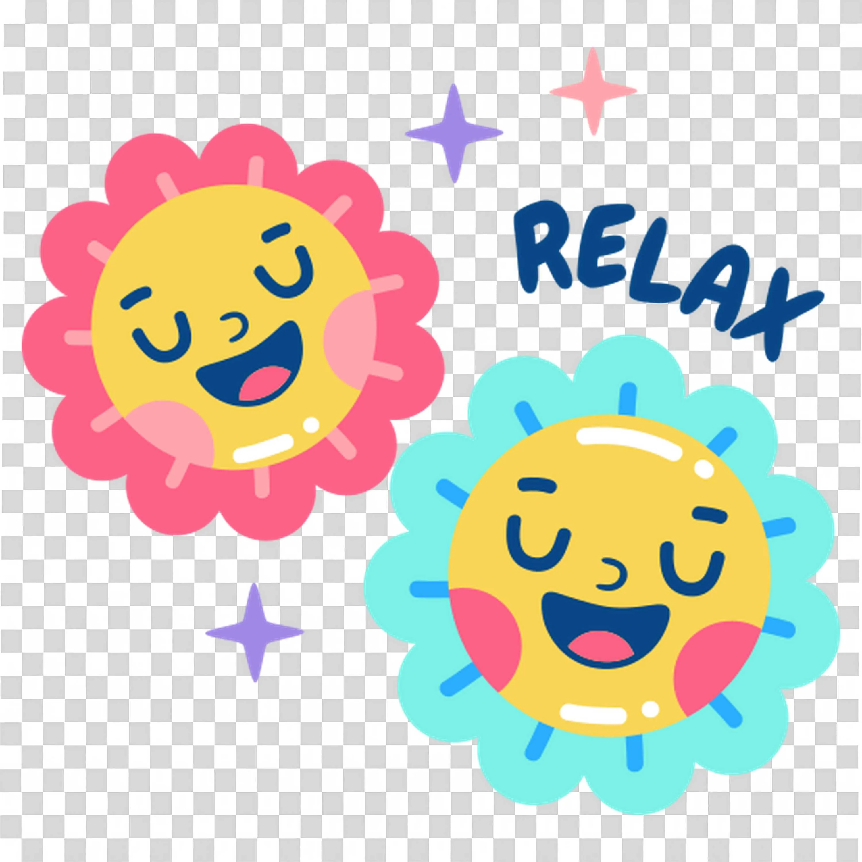 Happy Flowers Relaxing Promote Mental Wellness PNGImage