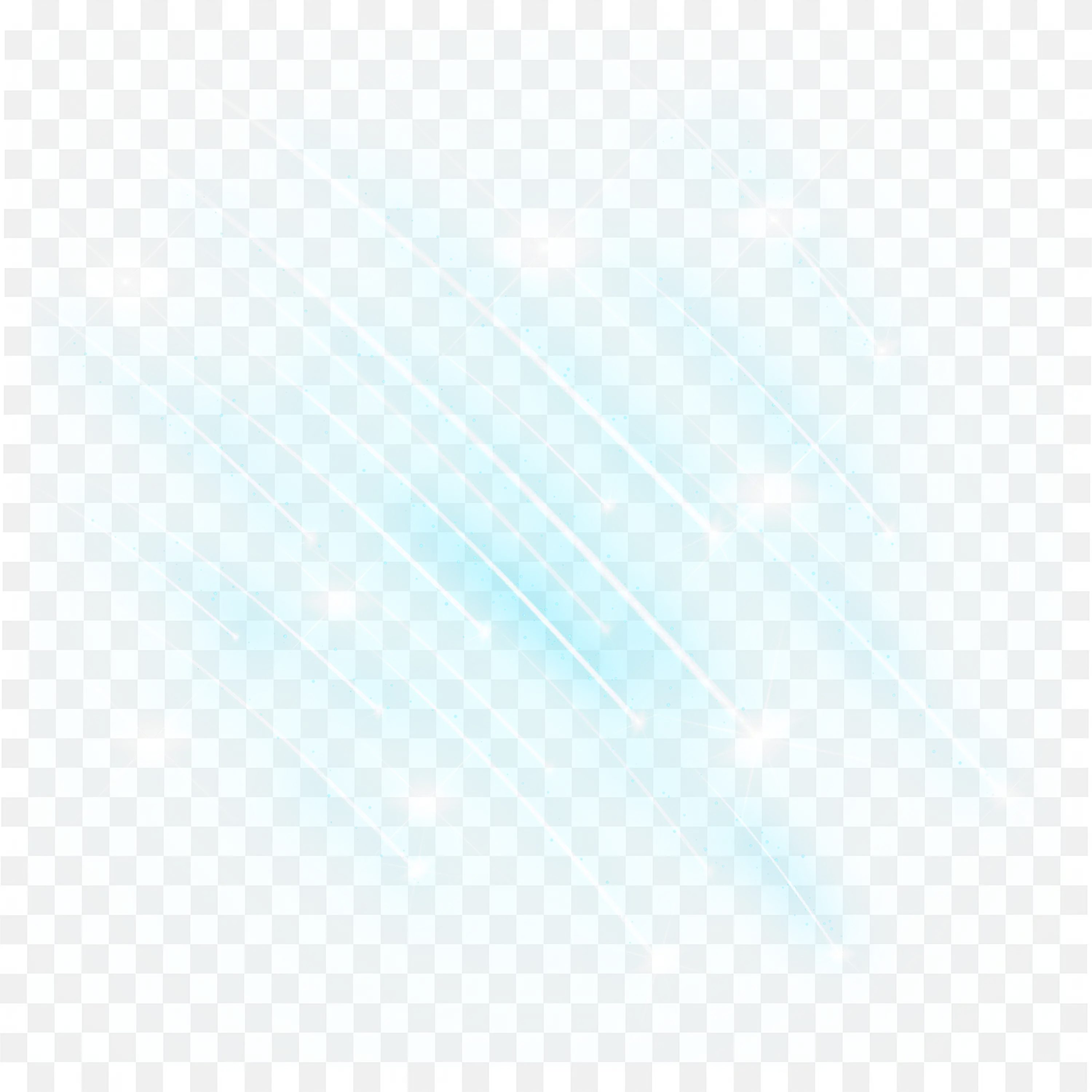 Light Blue Ink or Energy Splash Transparent PNG Image