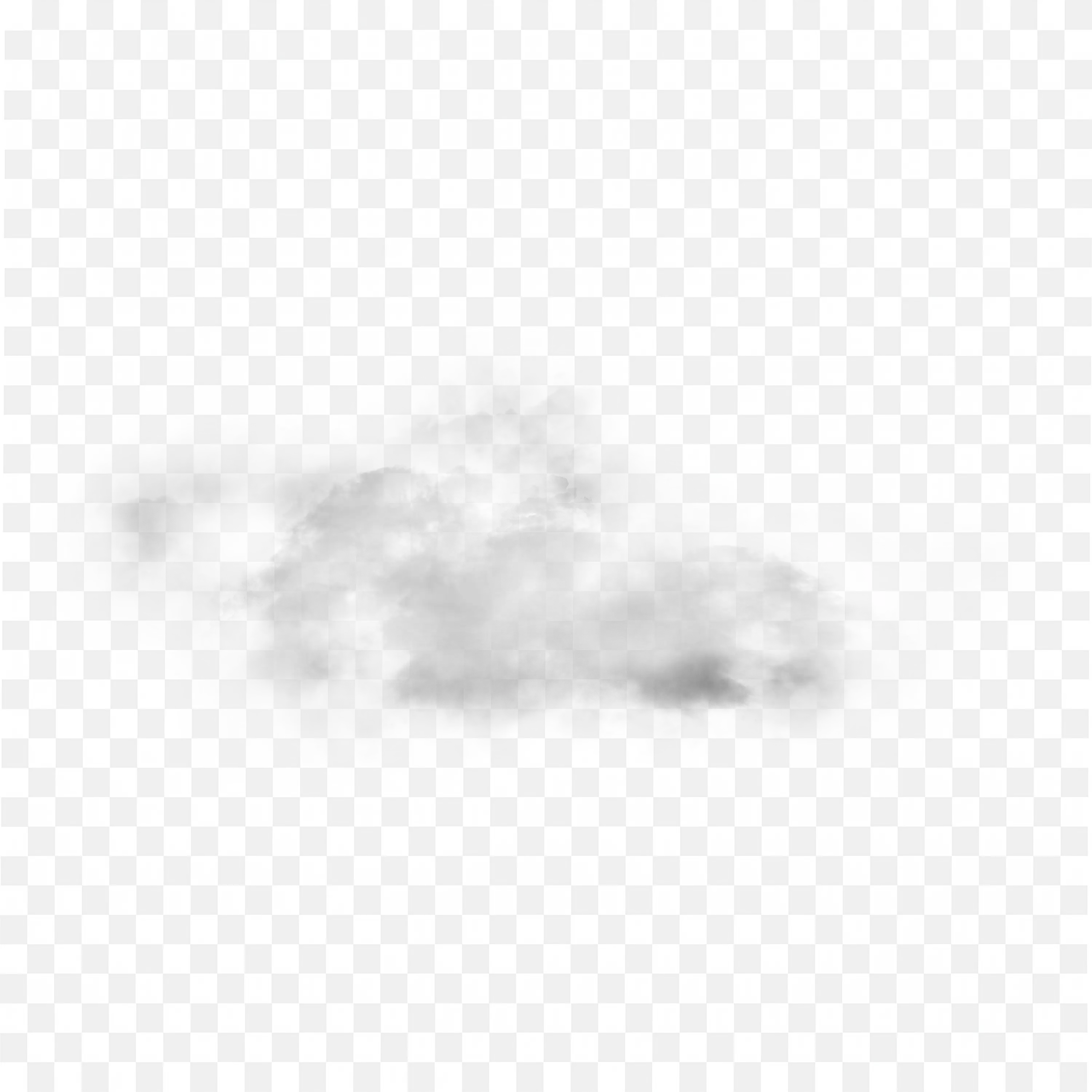 Light Gray Foggy Cloud Transparent Mist PNG Overlay
