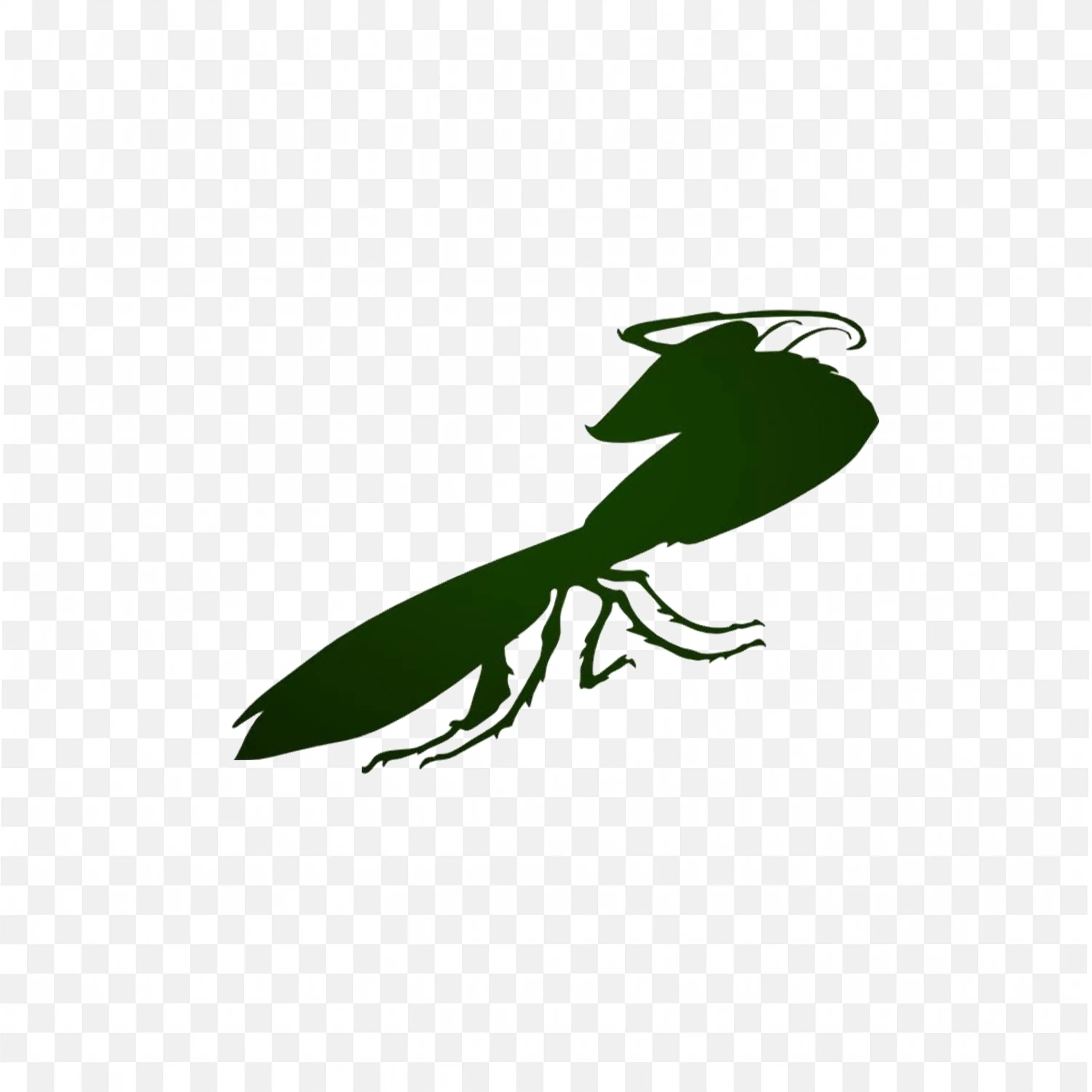 Mantis Silhouette PNG Vector Free Praying Mantis Art