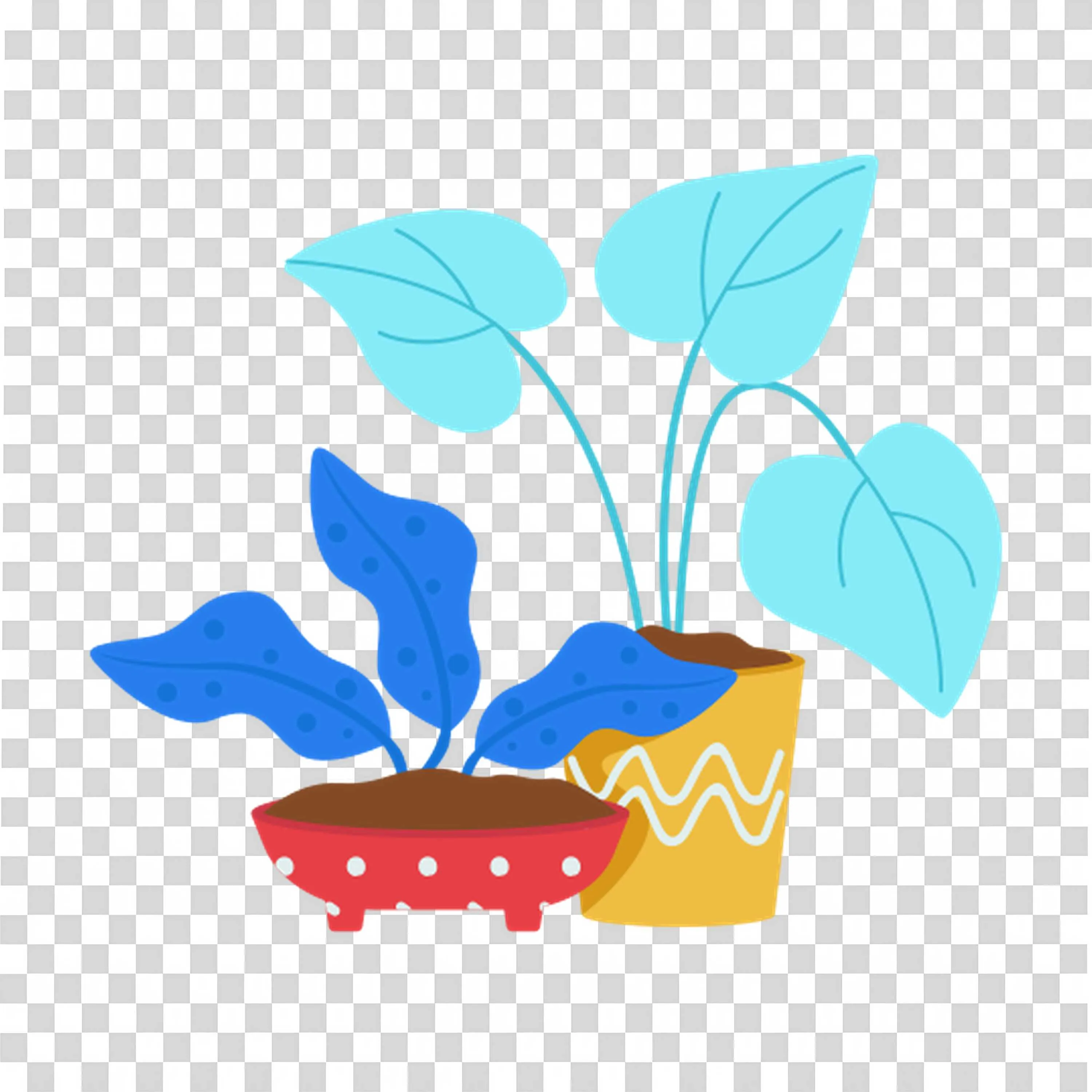 Modern Potted Leaves Show Stylish Nature Decor PNGImage