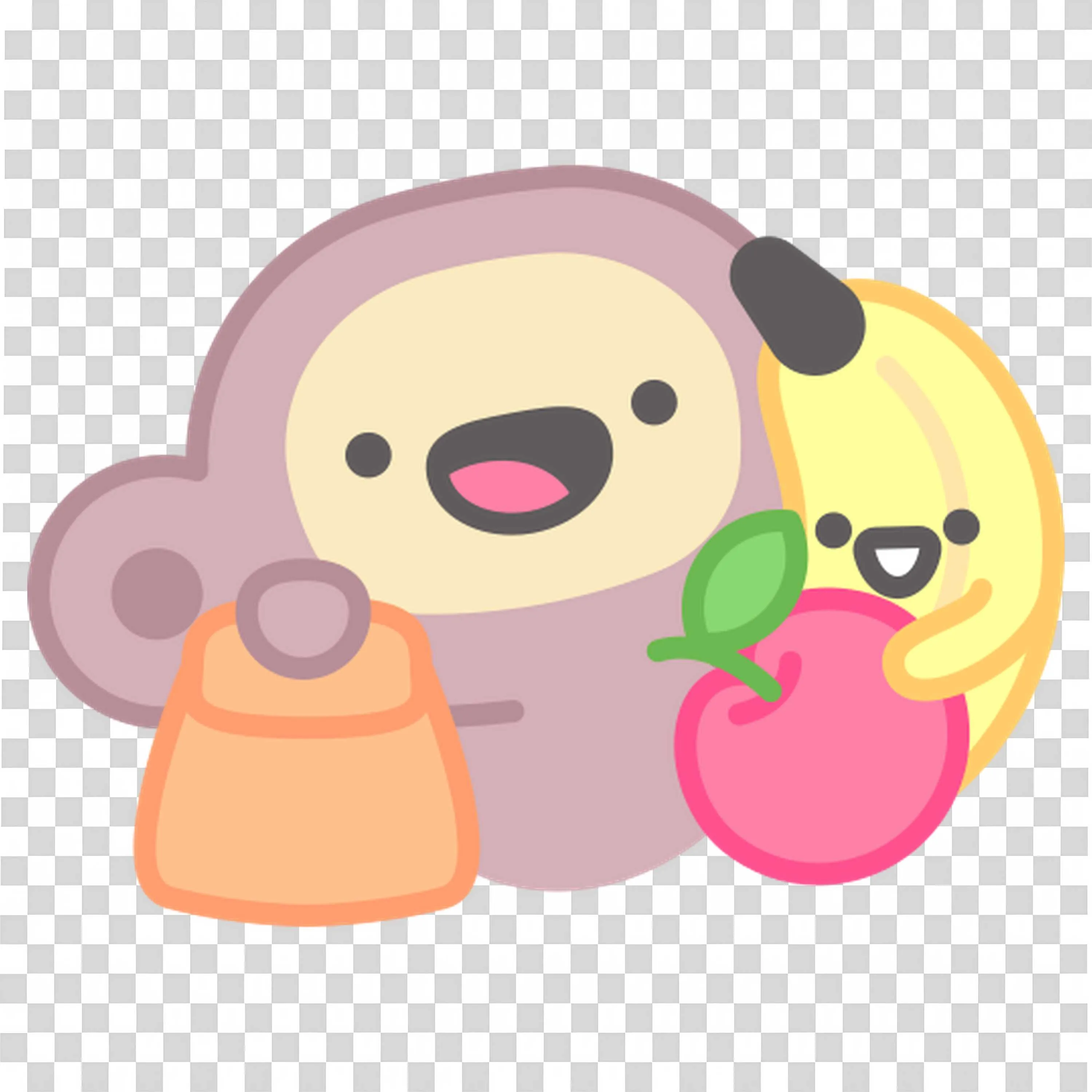 Monkey Beside Yellow Ball While Holding Book and Pencil