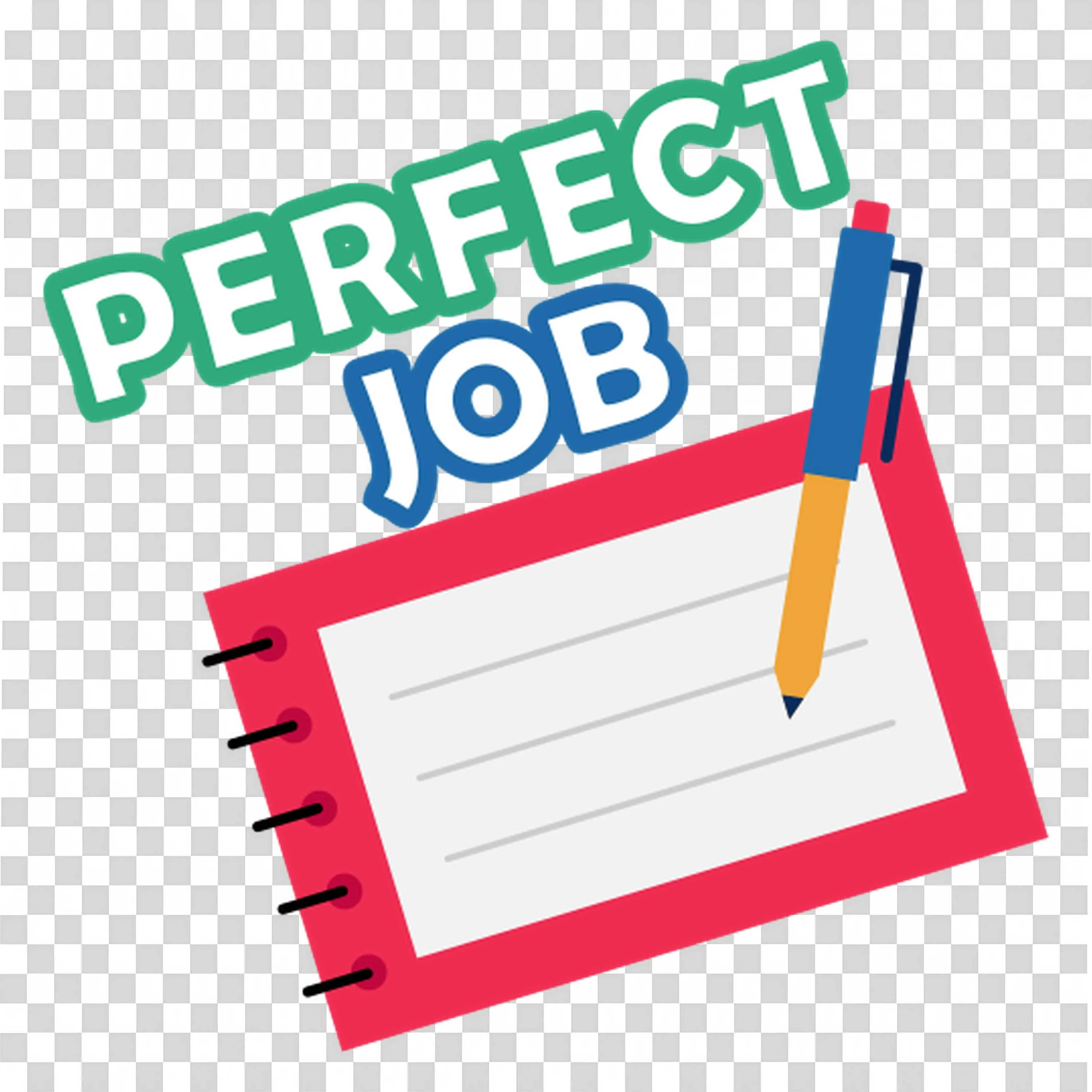 Notepad and Pencil Help Plan Steps to Perfect Job Goal