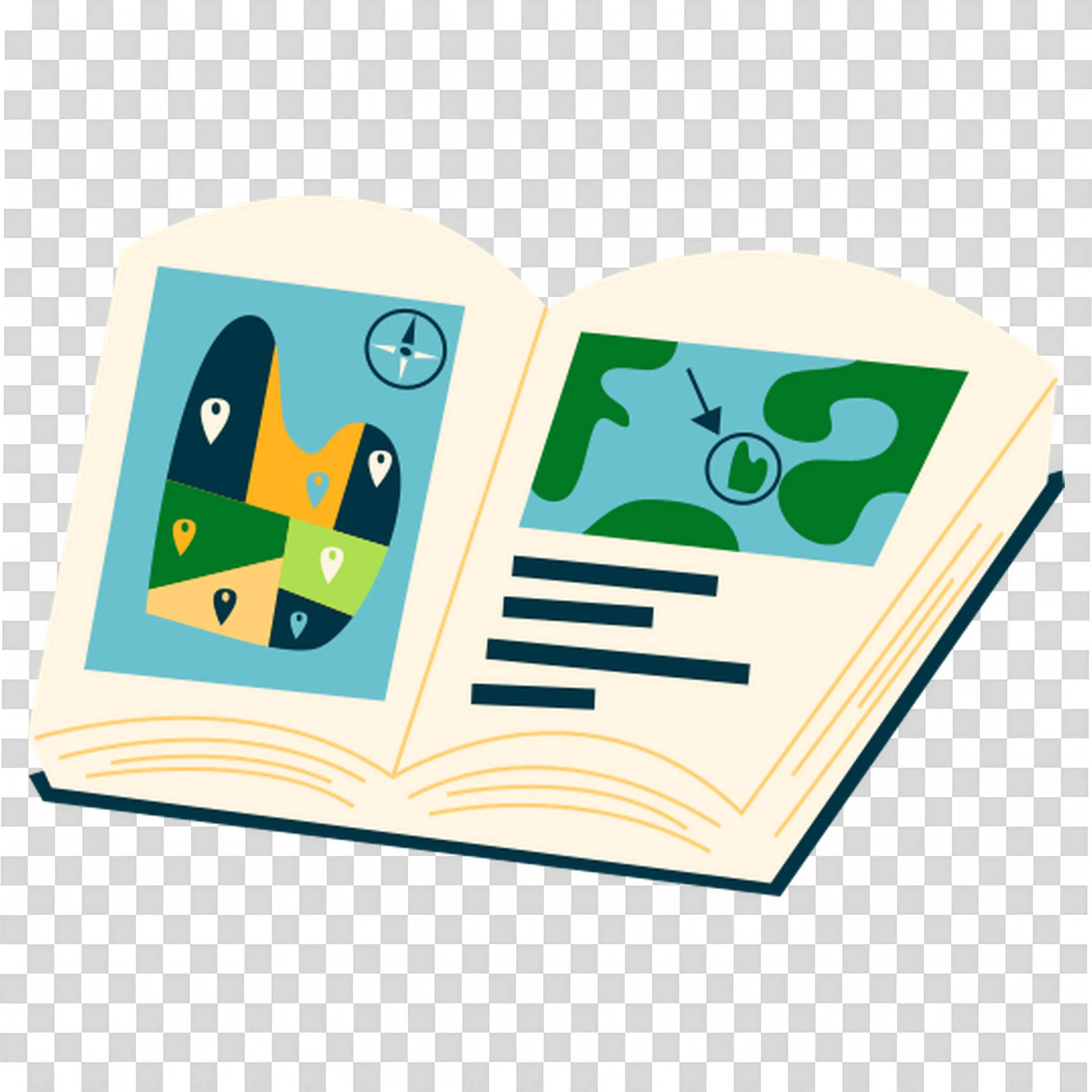 Open Book Guides Readers Through Science and Art Png