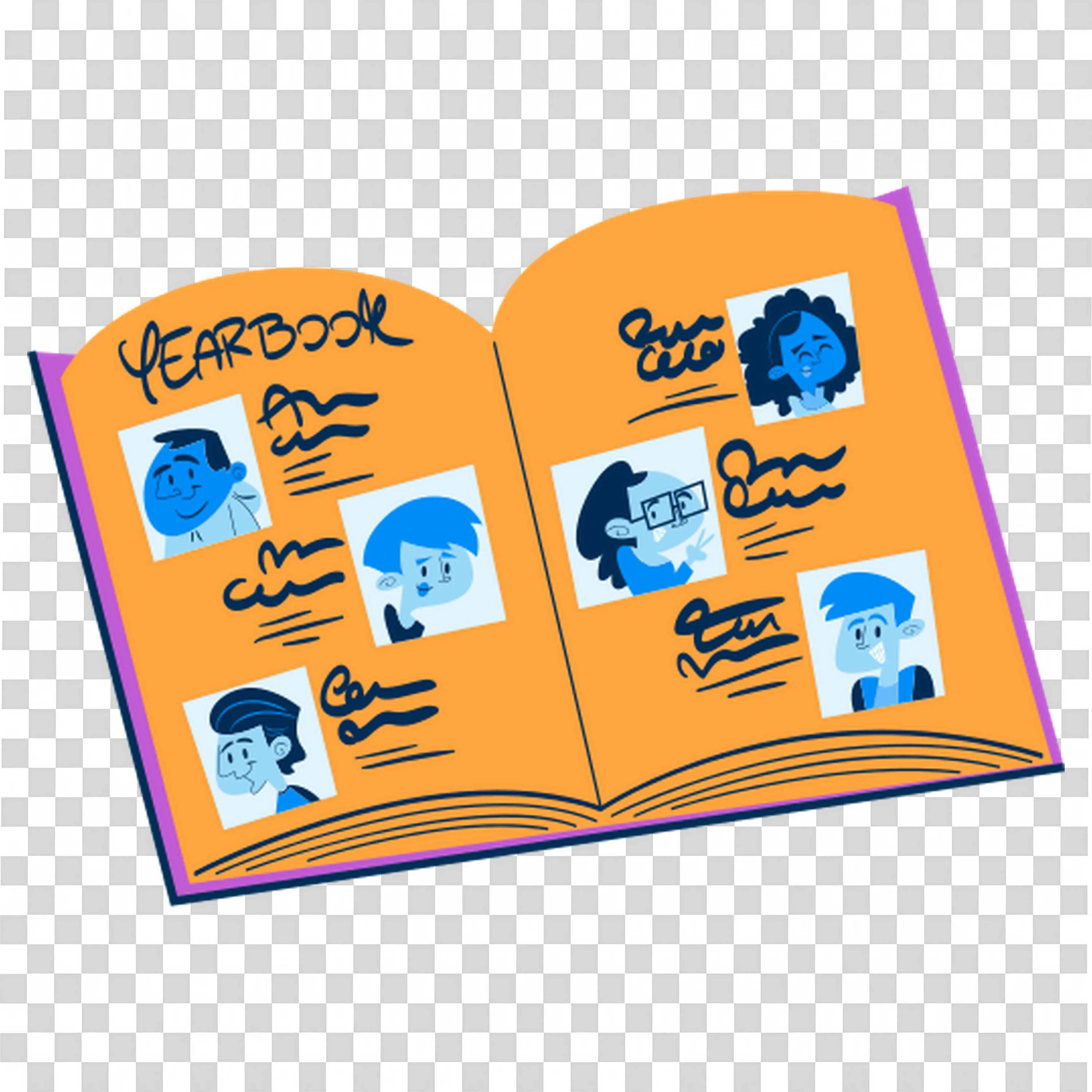 Open Book with Colorful Pages Showing a Science Topic Inside