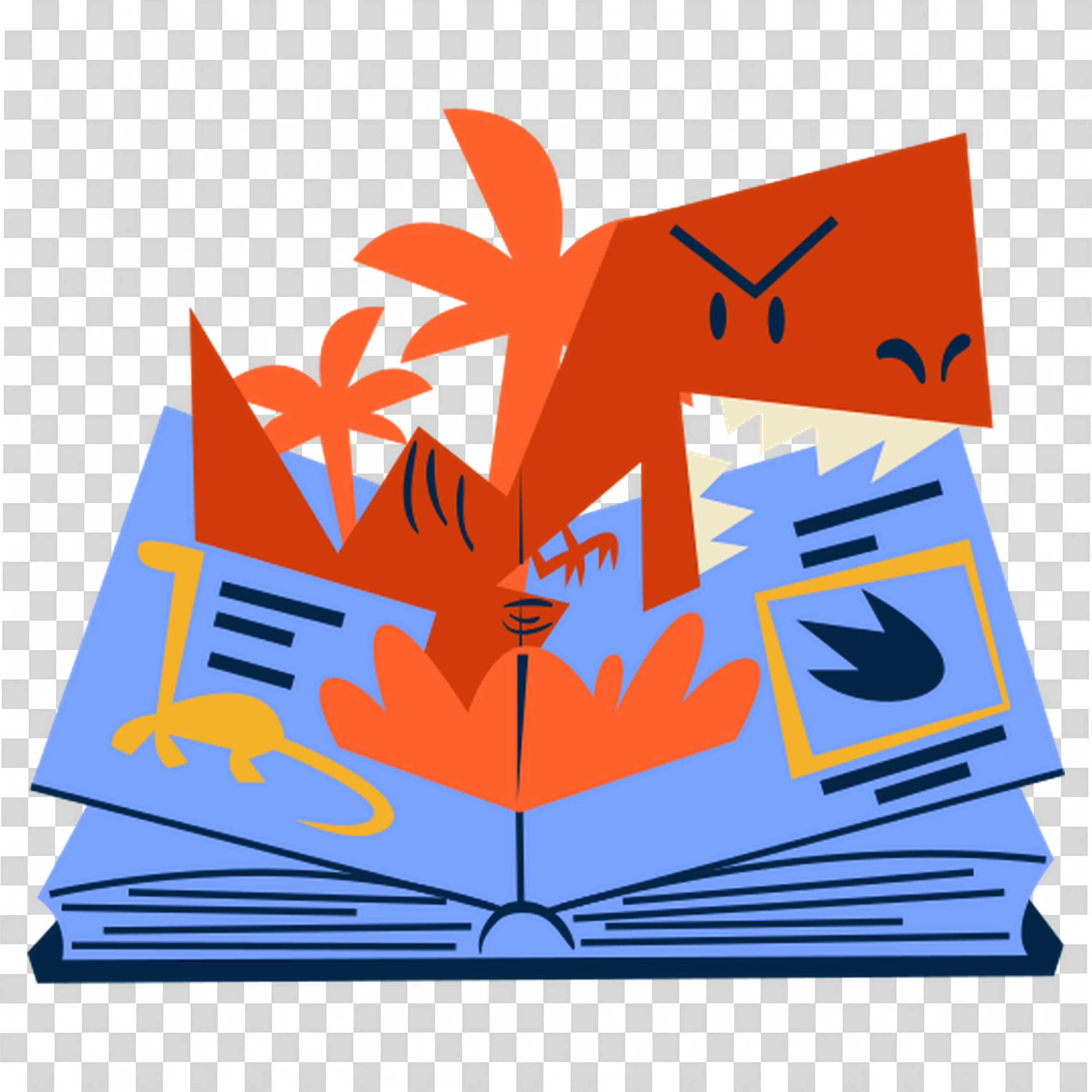 Open Book with Stars Sparks Imagination and Curiosity