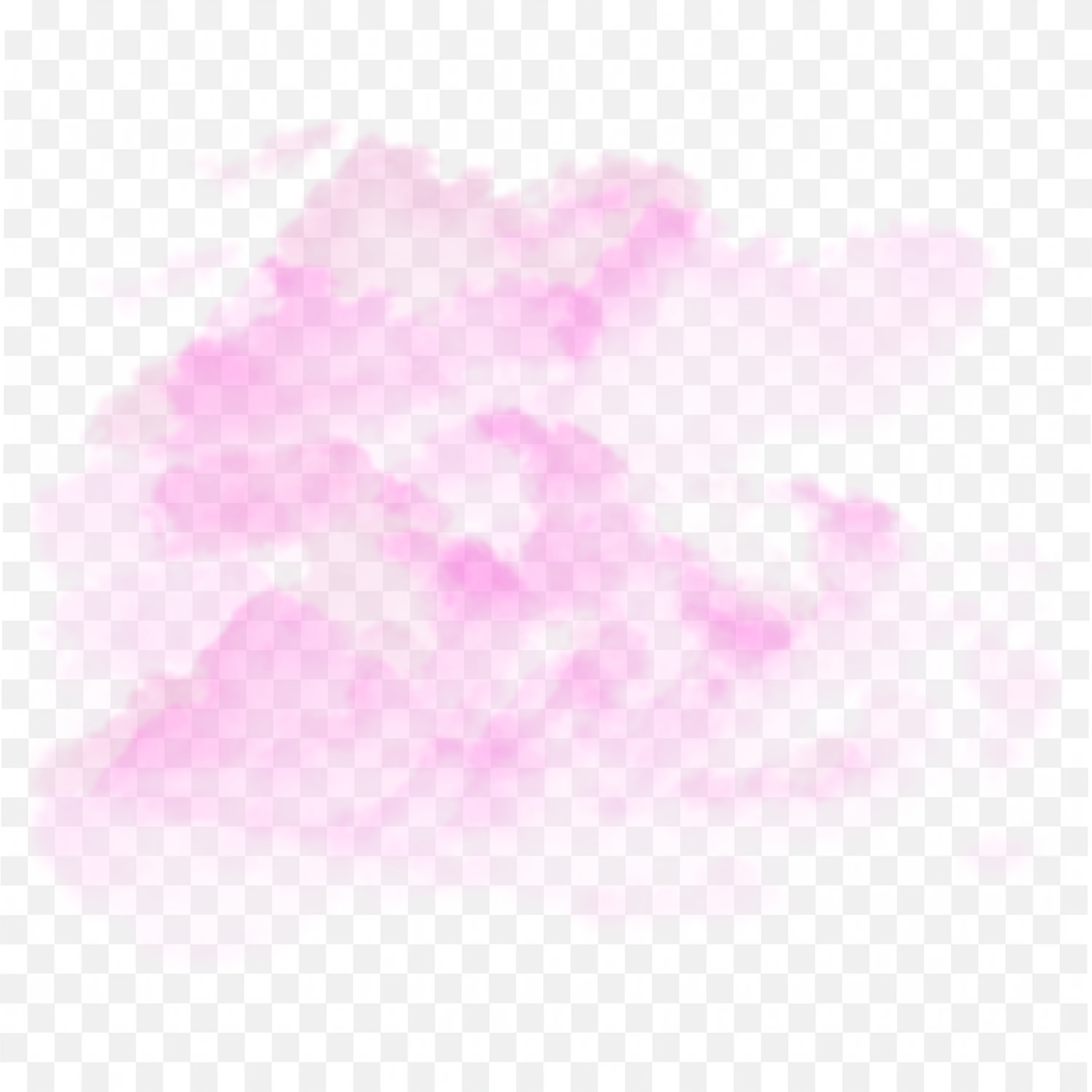 Pink Ink Cloud in Water Artistic Transparent Splash PNG