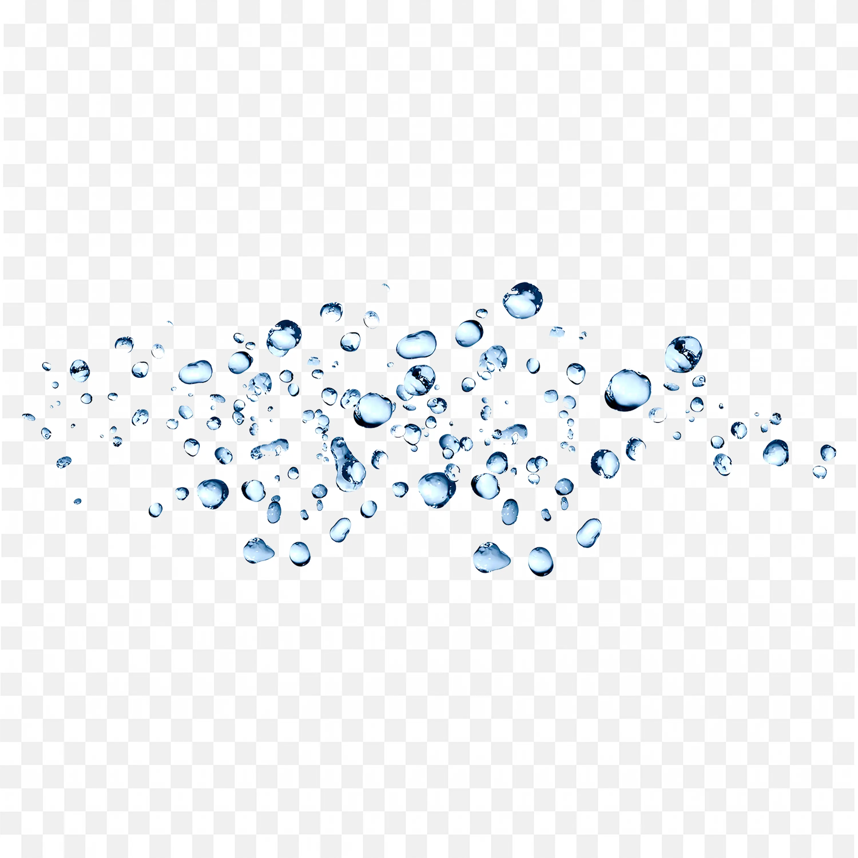 Scattered Water Droplets PNG Image Free Download Transparent