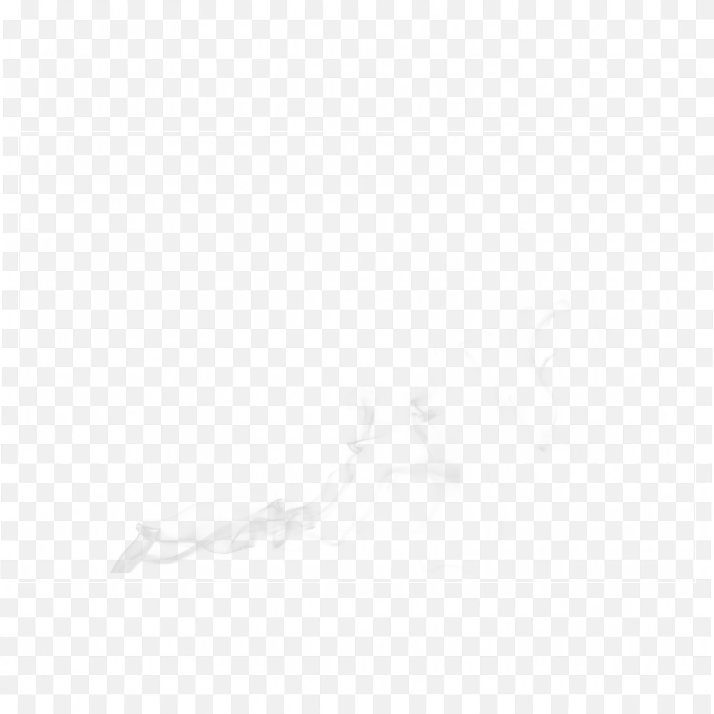Small Smoke Puff on White Transparent Background PNG